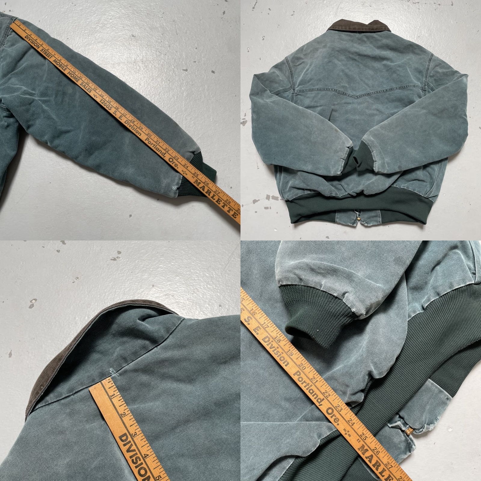 Carhartt VINTAGE Carhartt J14 HTG Santa Fe Bomber Jacket Unisex Adults 2XL Green Canvas Workwear Americana 80s 90s Ranch Size US XXL / EU 58 / 5 - 8 Thumbnail