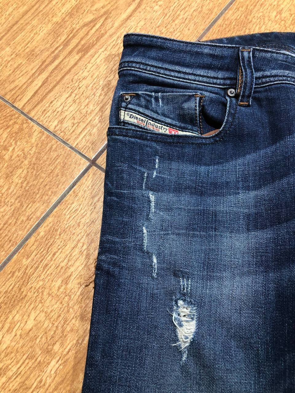 Diesel Diesel SLEENKER Jeans Dark Blue Slim Skinny Stretch jeans Size US 30 / EU 46 - 12 Thumbnail
