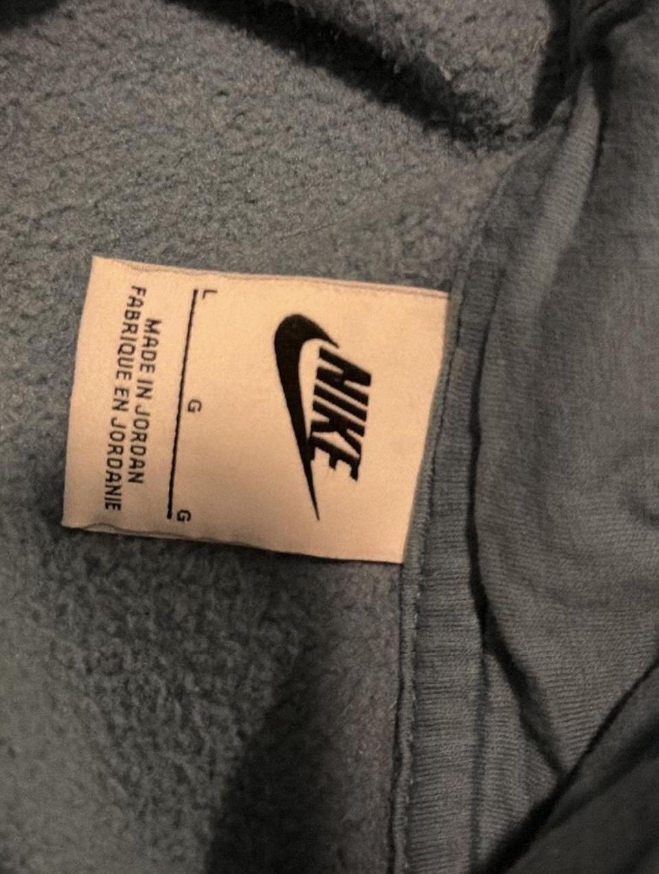 Nike Oversized Blue Nike Hoodie Size L / US 10 / IT 46 - 3 Thumbnail