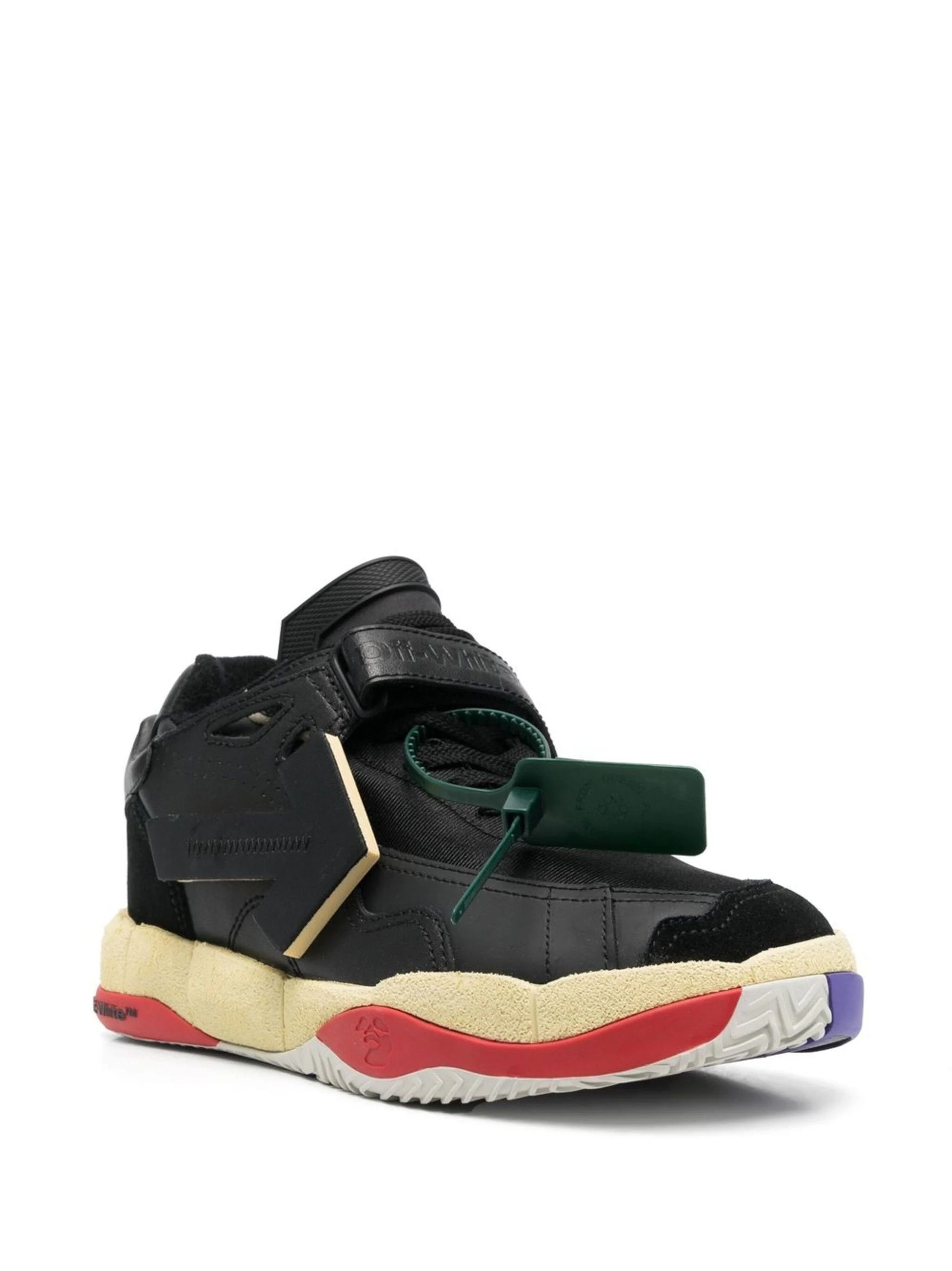 Off-White o1rshd DUP Low Top Puzzle Couture in Black Size US 8 / EU 41 - 2 Thumbnail
