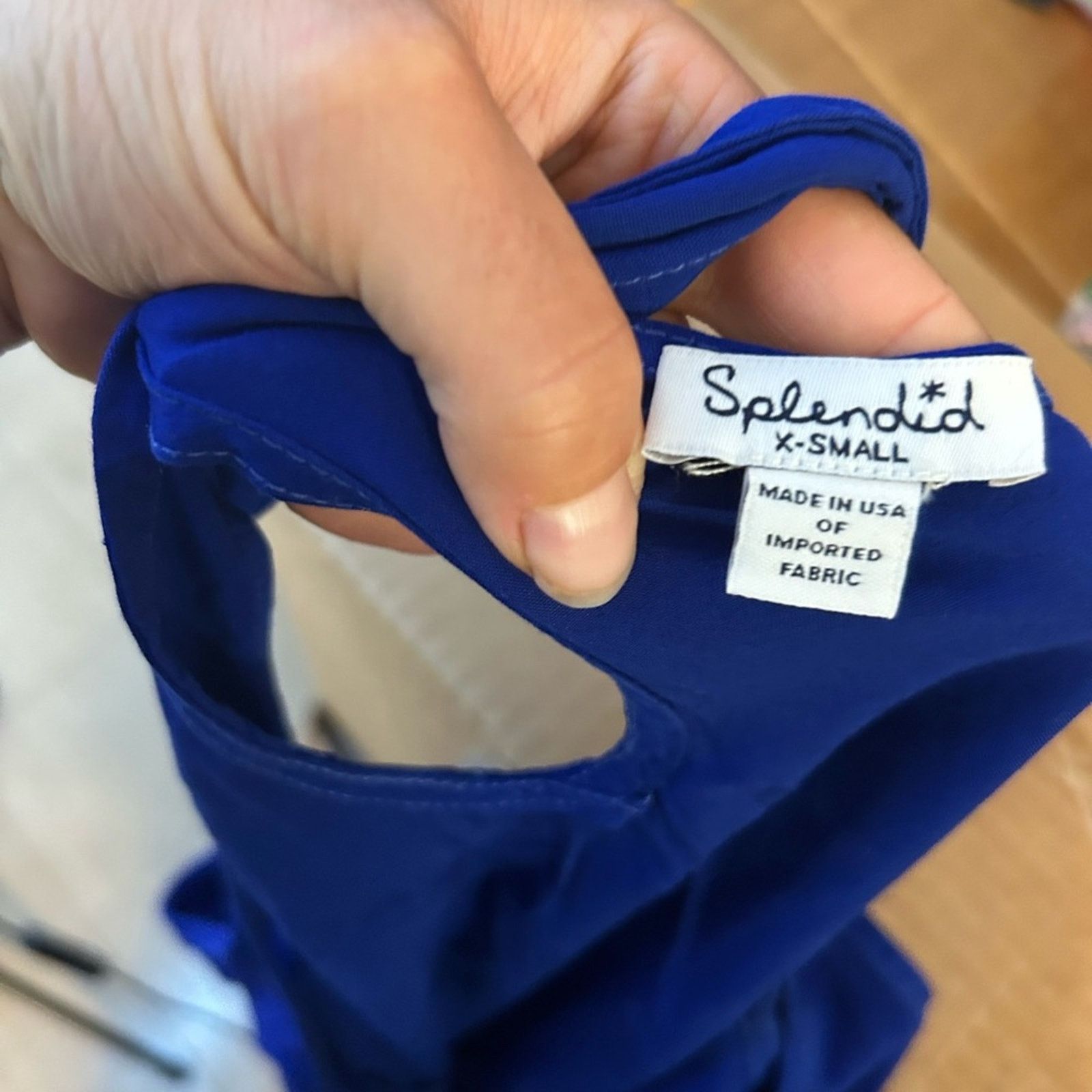 Splendid Splendid Royal Blue Snap Front Romper Size 26" / US 2 / IT 38 - 3 Thumbnail