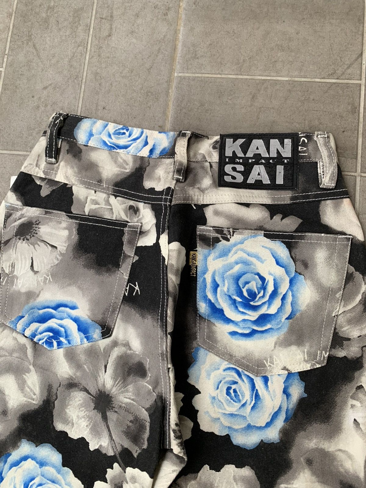 Kansai Yamamoto Deadstock Condition Kansai Impact Floral Pants Size 25" / US 0 / IT 36 - 7 Thumbnail
