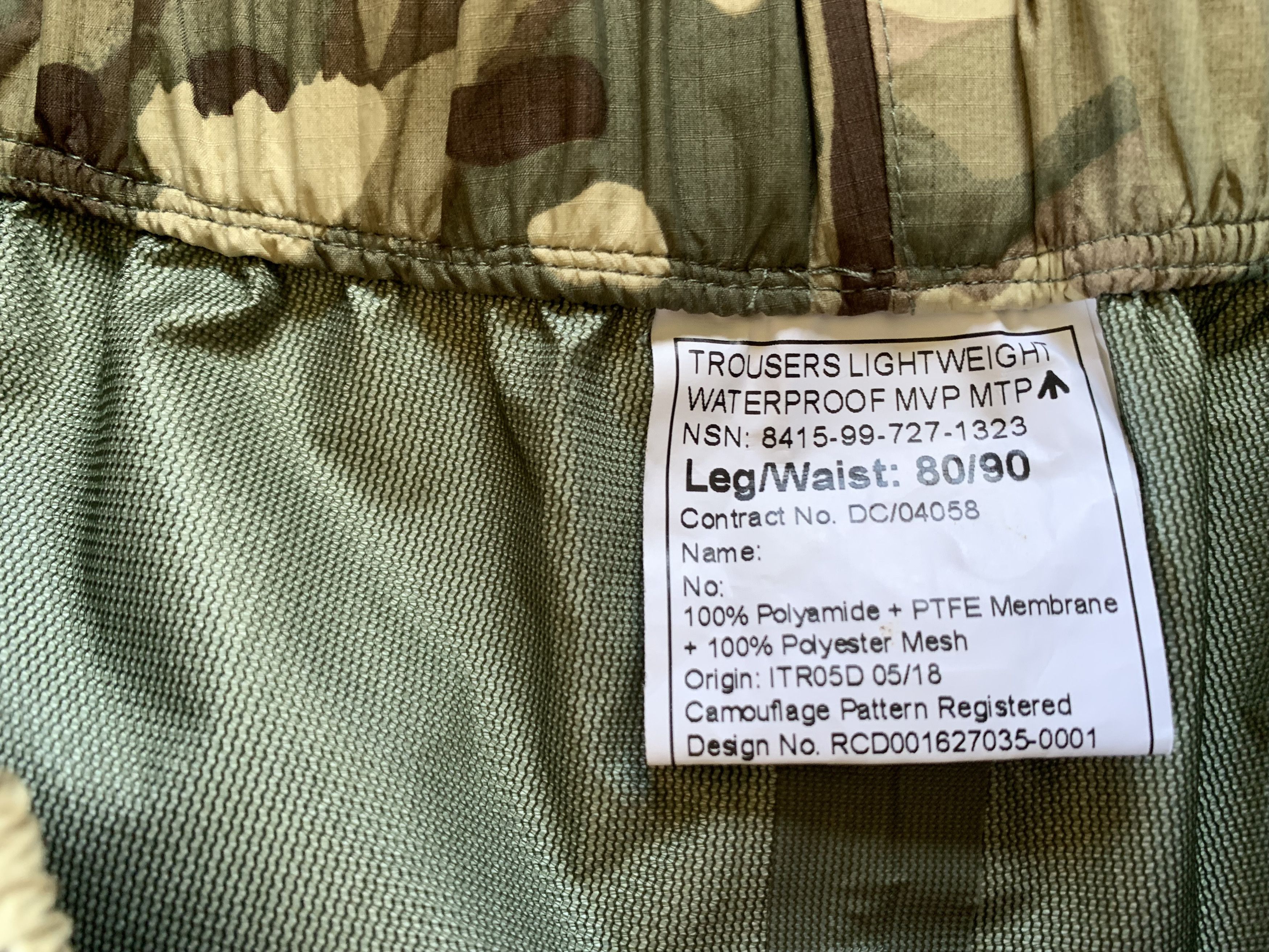 Other Mens Tactical Membrane Suit Uniform Multicam MVP MTP Size US L / EU 52-54 / 3 - 15 Thumbnail
