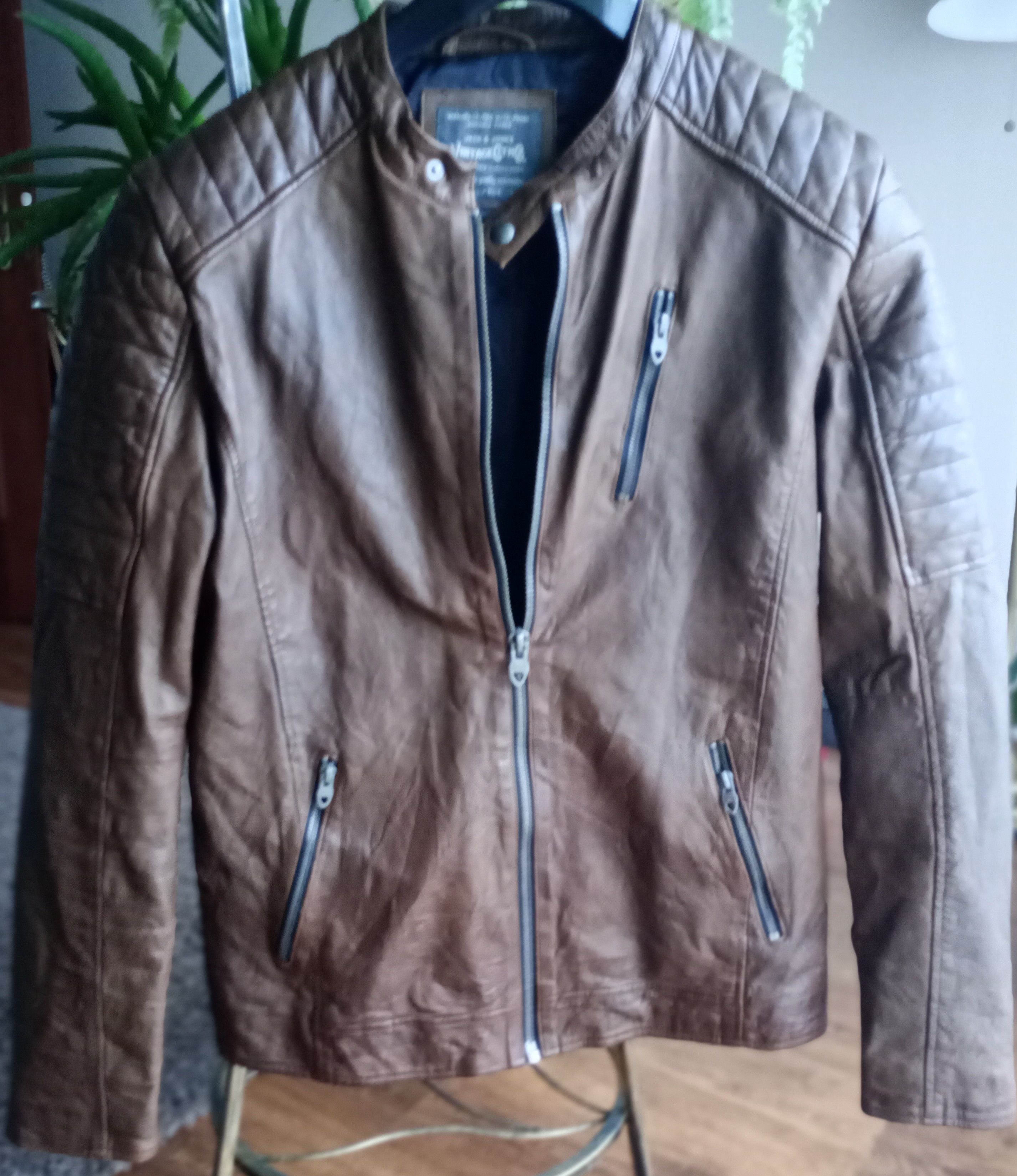 Jack & Jones leather jacket - lambskin L vintage Jack & Jones Size US L / EU 52-54 / 3 - 1 Thumbnail