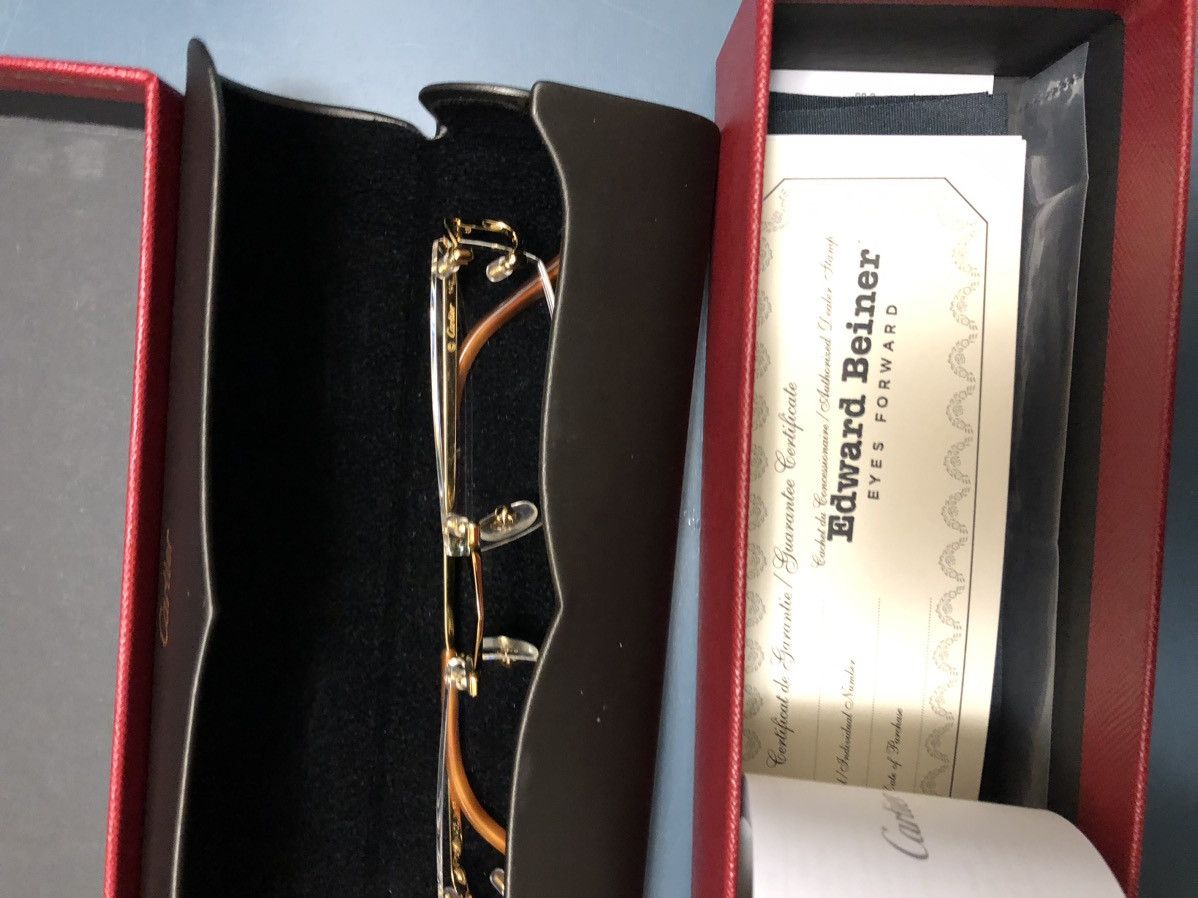 image of Cartier Ct0417O Eyeglasses in Gold, Men's
