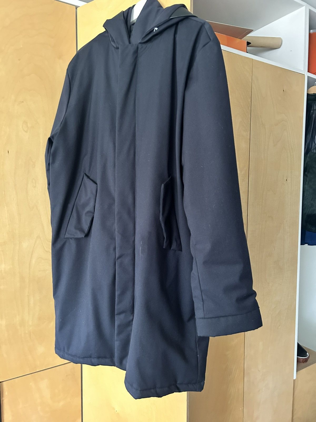Zara Black Zara winter coat with hoodie Size US XXL / EU 58 / 5 - 1 Thumbnail