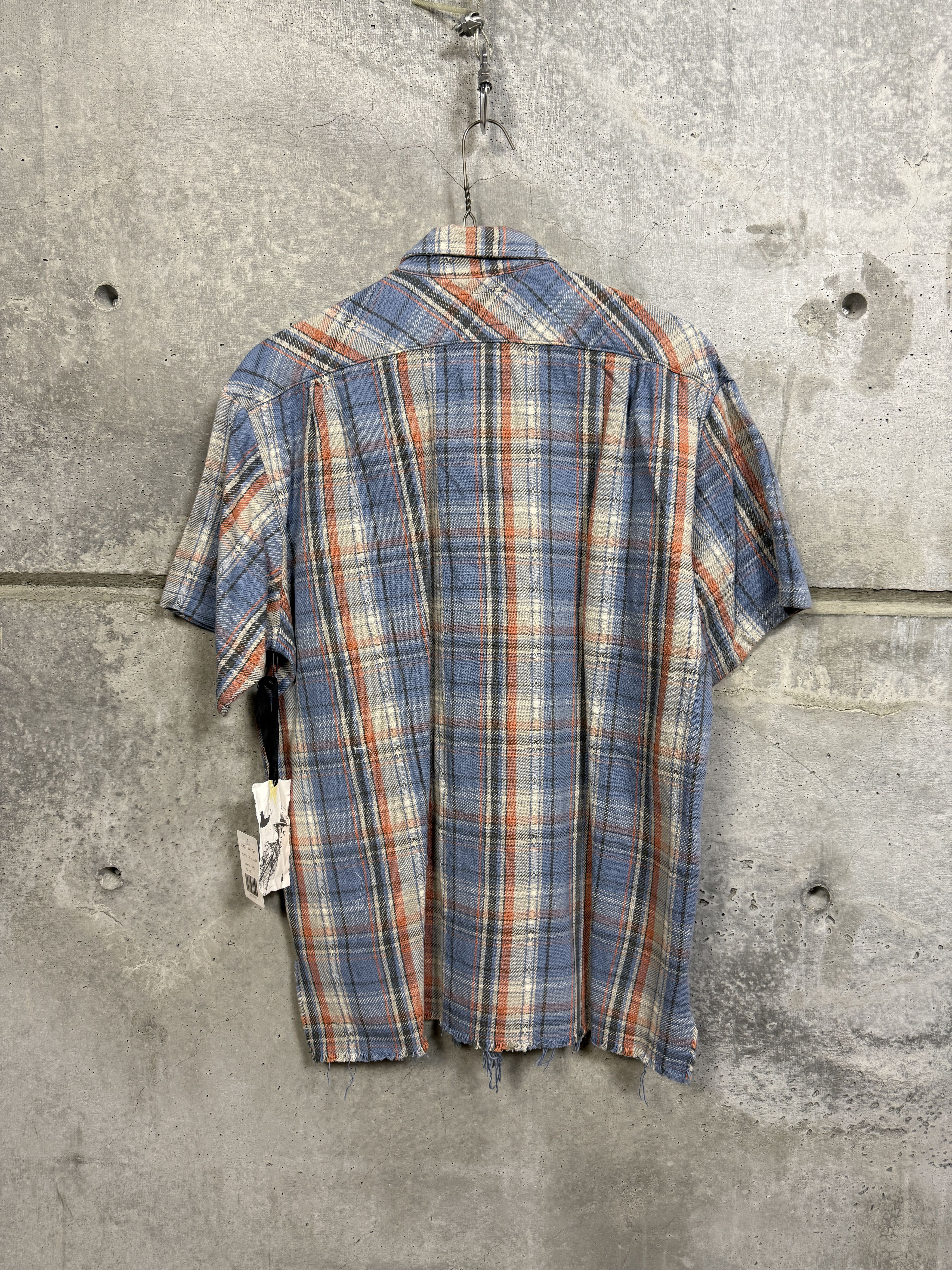 Greg Lauren $750 Greg Lauren Plaid SS Studio Faded Shirt Size US S / EU 44-46 / 1 - 5 Thumbnail