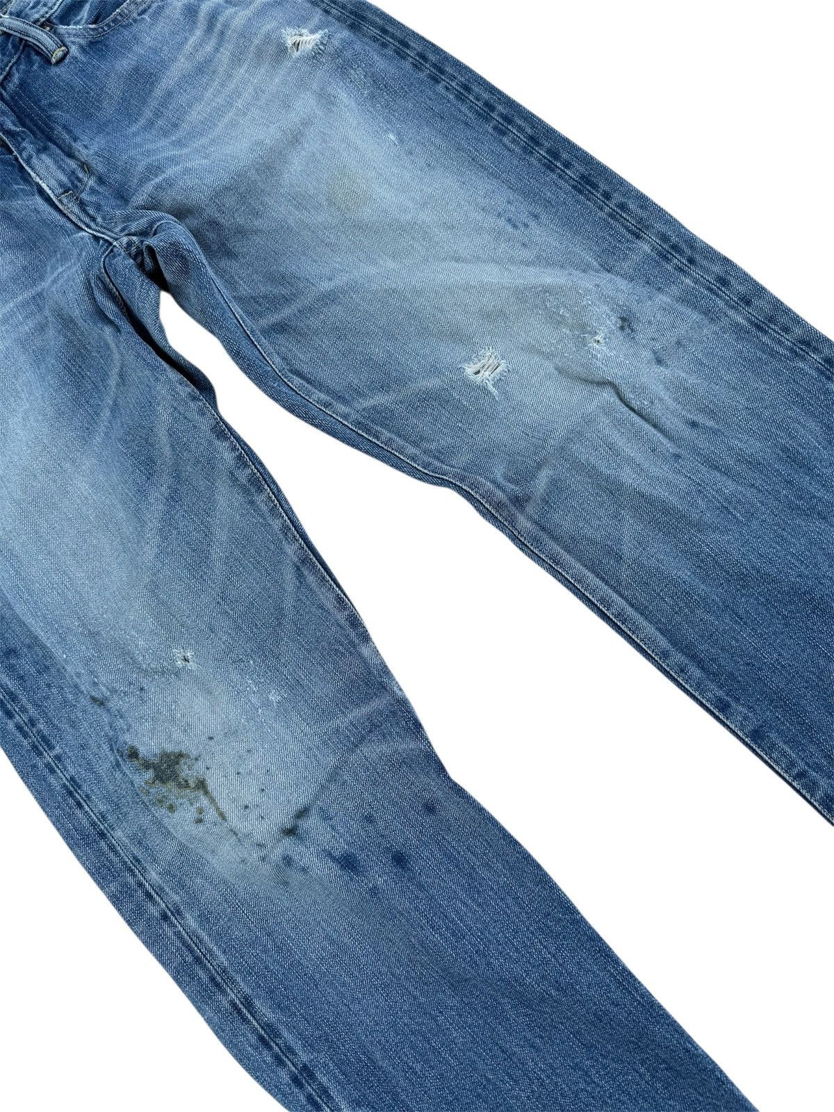 Hysteric Glamour HYSTERIC GLAMOUR SELVEDGE DISTRESSED STYLE JEANS Size US 33 - 5 Thumbnail