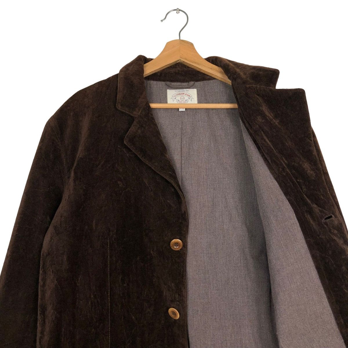 Armani Exchange 🔥VINTAGE VELVET CHORE JACKET ARMANI JEANS MADE IN ITALY Size US M / EU 48-50 / 2 - 12 Thumbnail