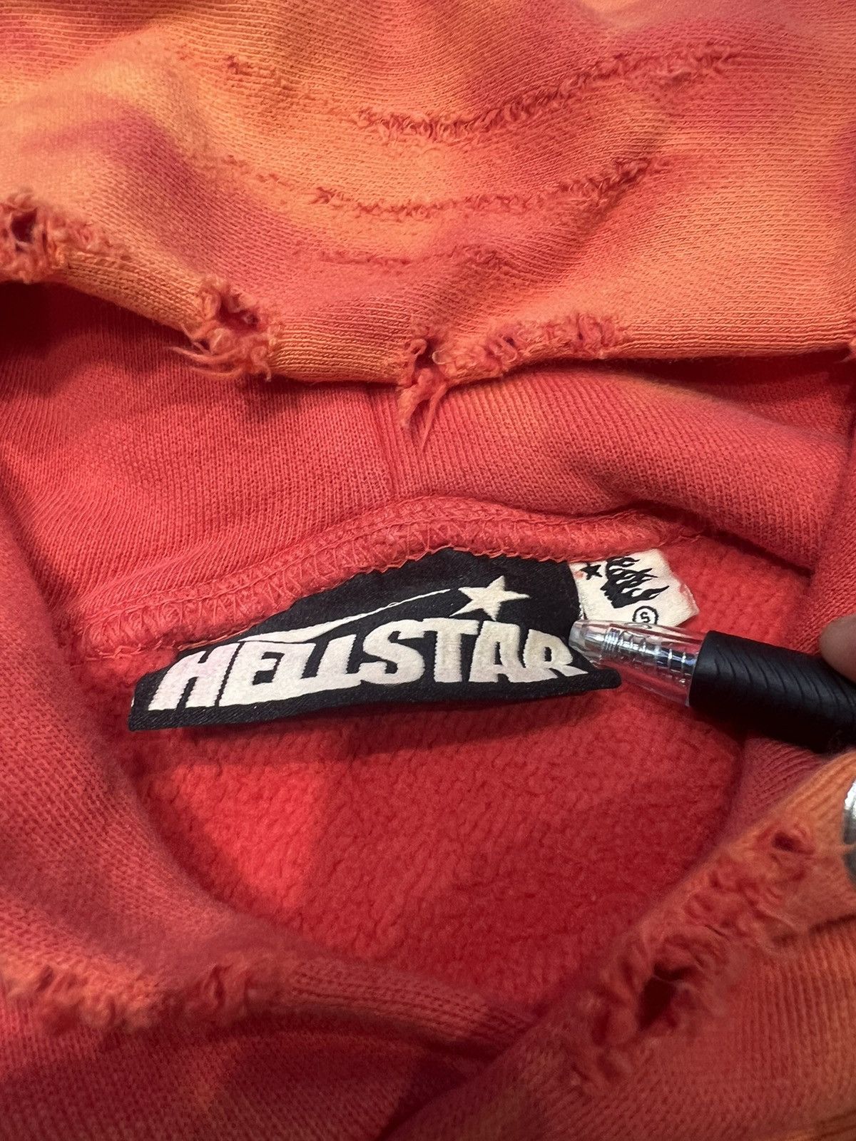 HELLSTAR HELLSTAR “RECORDS” HOODIE - SIZE SMALL - (RED TIE DYE) Size US M / EU 48-50 / 2 - 3 Thumbnail