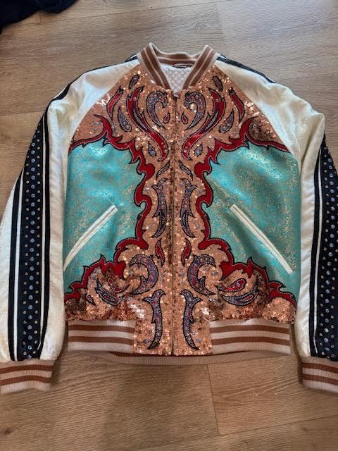 Gucci GUCCI Sequin embroidered bomber jacket Size US M / EU 48-50 / 2 - 4 Thumbnail