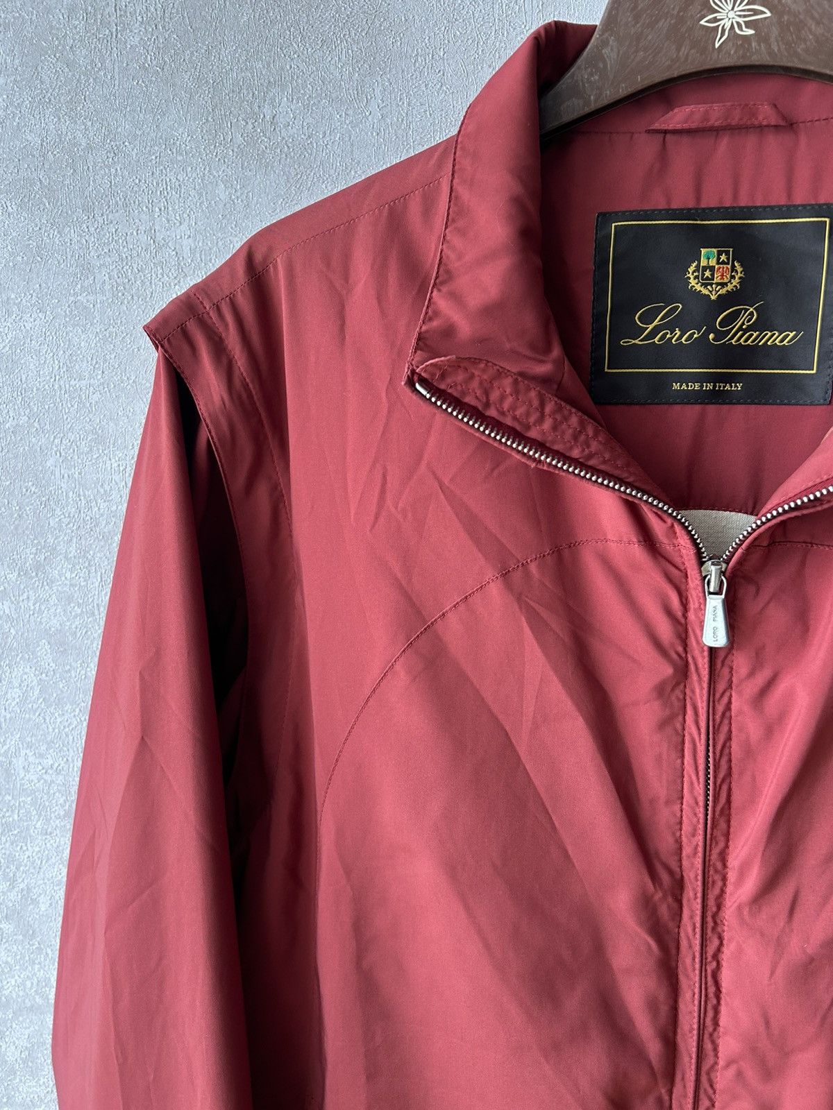 Loro Piana Vintage 90s Loro Piana Detachable Sleeves Jacket Size US XL / EU 56 / 4 - 8 Thumbnail