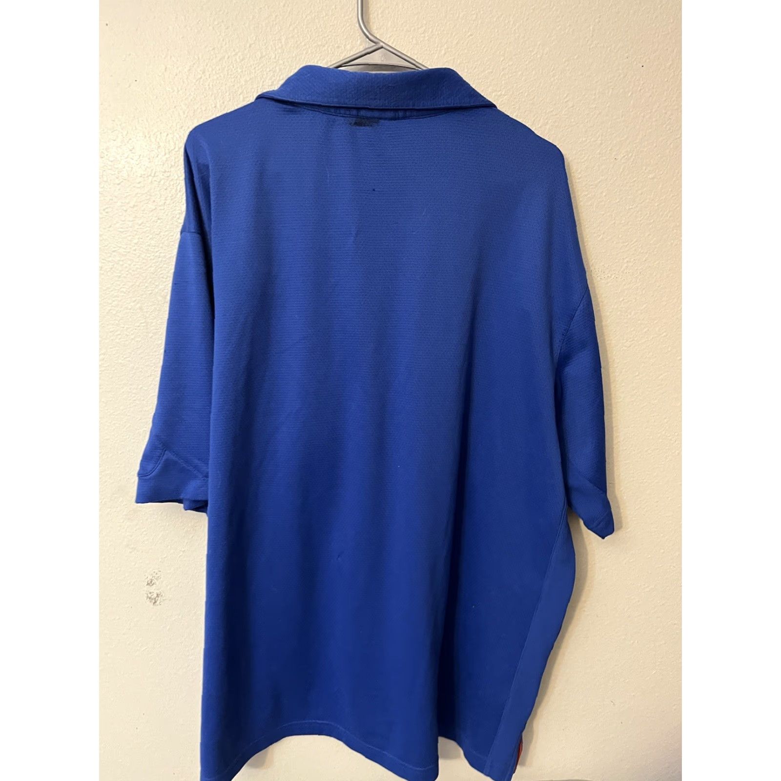 Nike VINTAGE Nike Florida Gators Polo Shirt 2XL Short Sleeve Dri-Fit Blue Shirt Mens Nike S/S Polo 2XL Blue Size US XXL / EU 58 / 5 - 4 Thumbnail