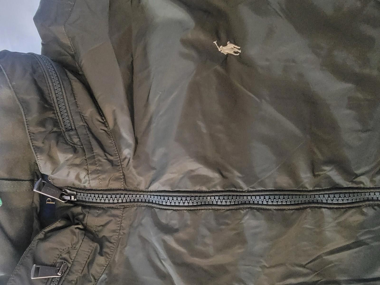 Polo Ralph Lauren Polo Ralph Lauren Zip-Up Hooded Army Windbreaker Jacket 2XL Size US XXL / EU 58 / 5 - 2 Thumbnail