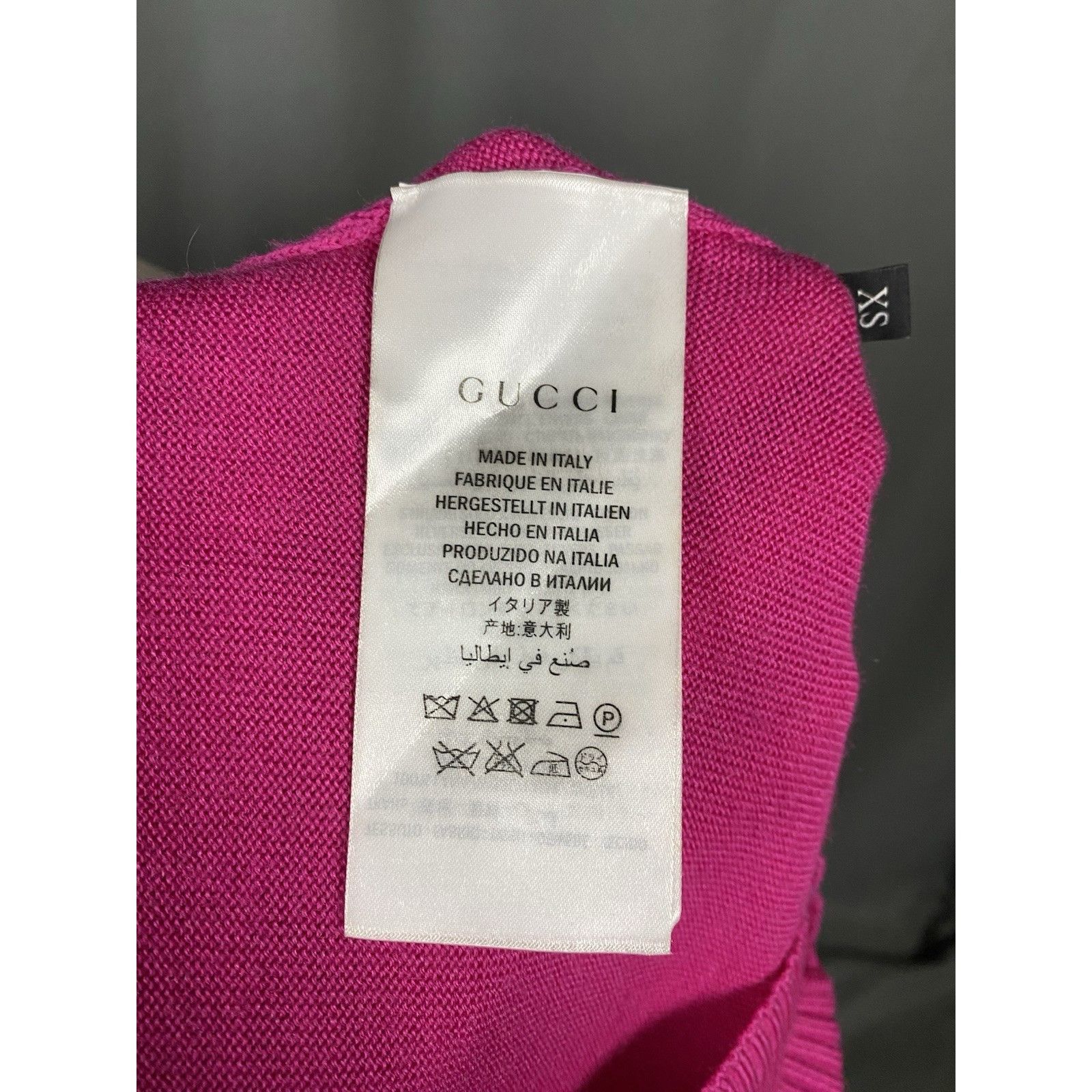 Gucci MINT! Gucci Women's Pink Wool Cardigan Sweater Size XS Size XS / US 0-2 / IT 36-38 - 11 Thumbnail