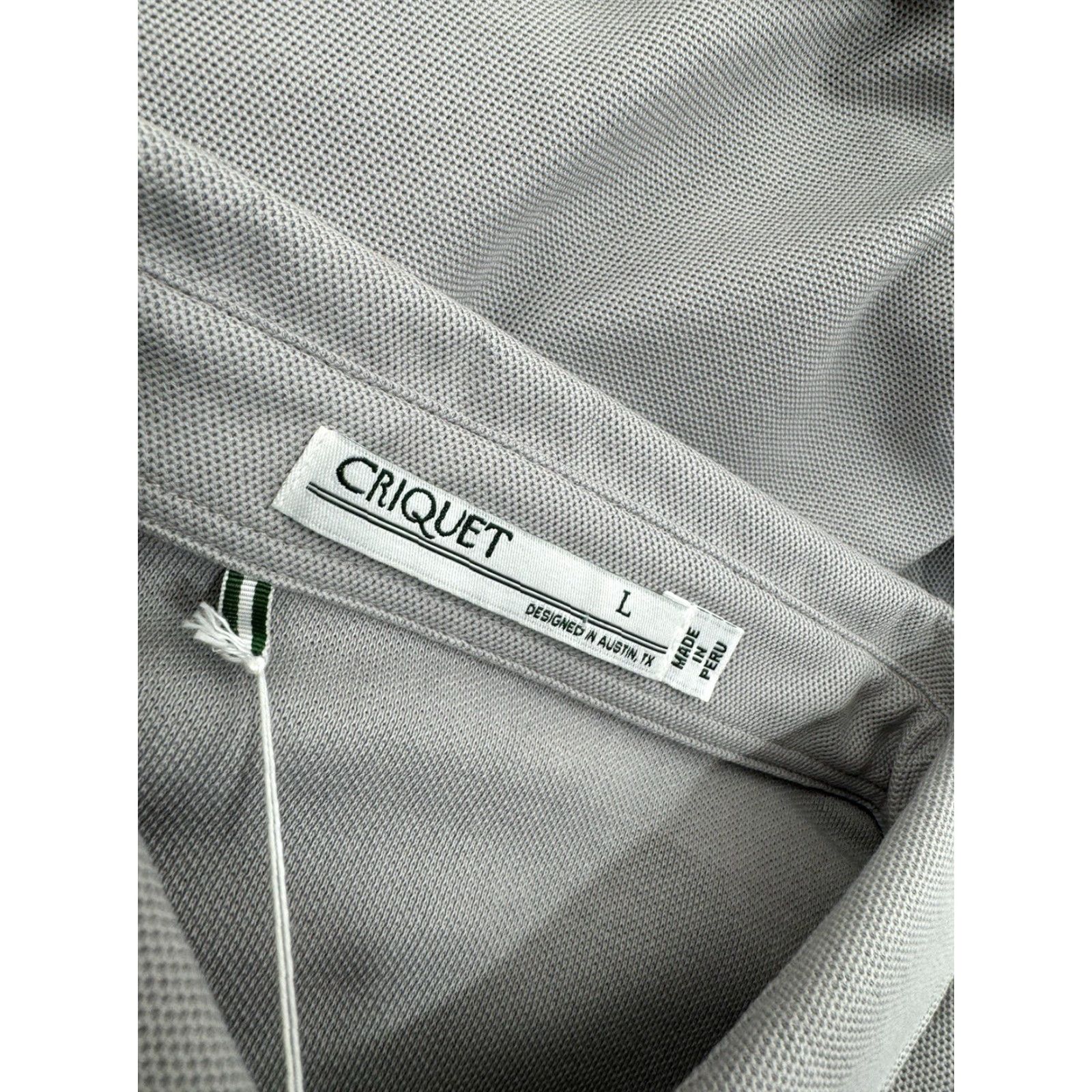 Logo 7 Criquet Rugby Mens L Pullover Knit Embroidered Logo Shirt (New w TAG) Size US L / EU 52-54 / 3 - 5 Thumbnail