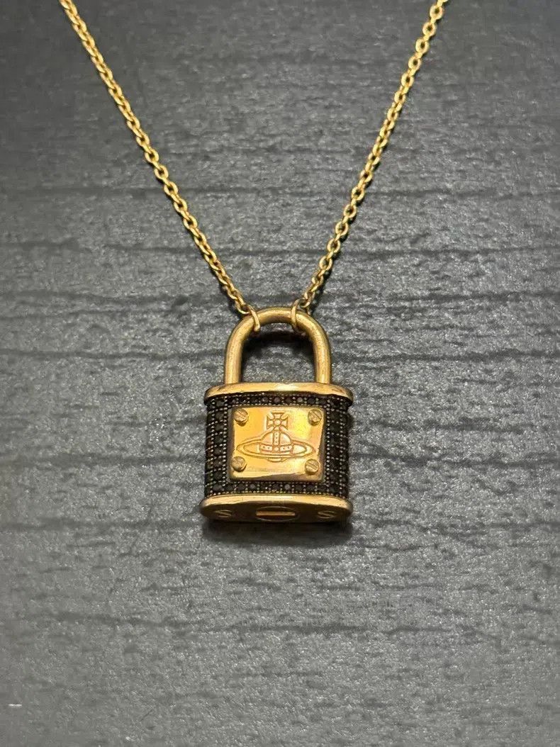 Vivienne Westwood Vivienne Westwood Early Black and Gold Full Diamond Nanjin Size ONE SIZE - 2 Thumbnail