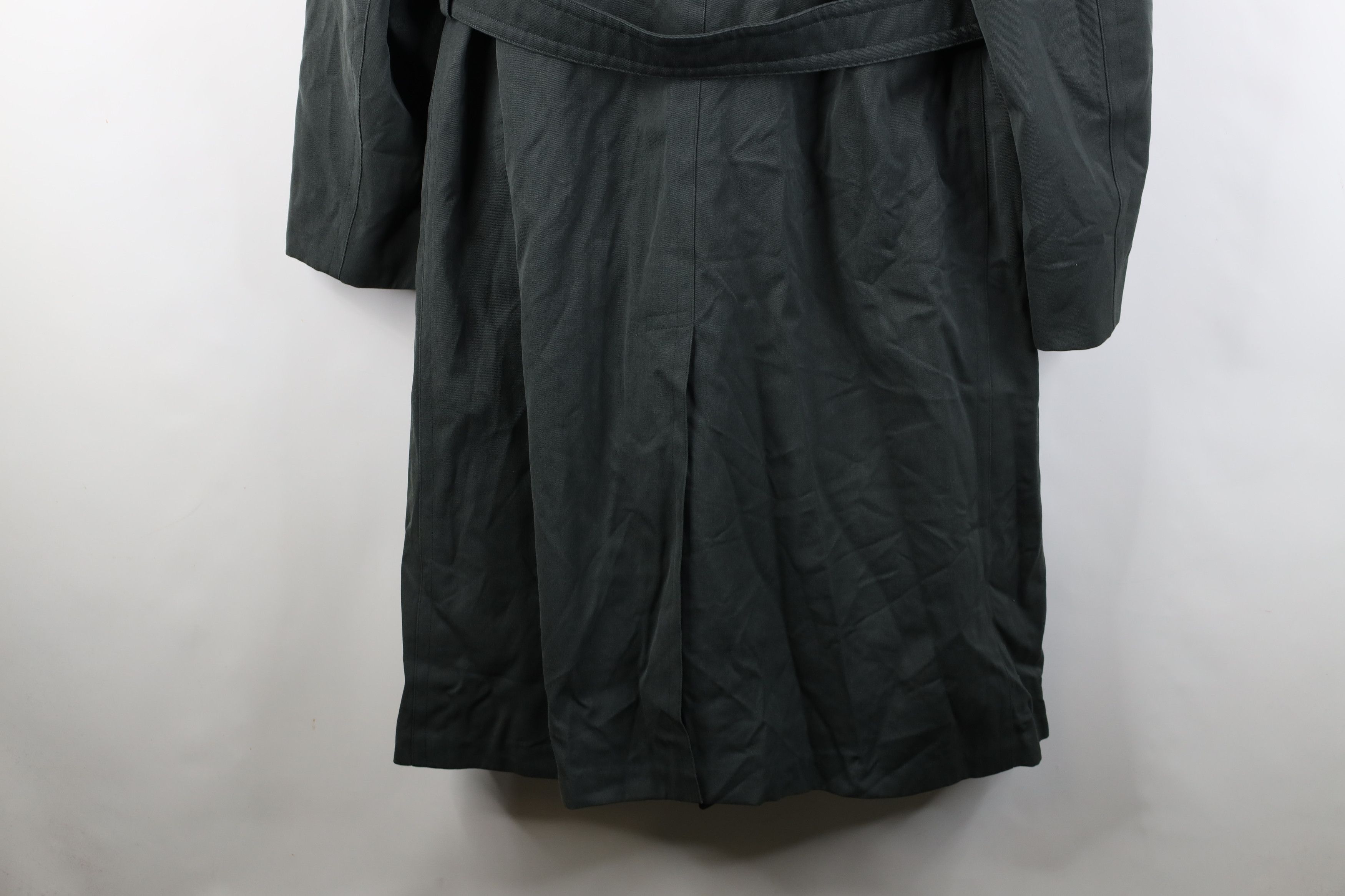 Vintage Vintage 60s Vietnam War Gabardine Lined Belted Trench Coat Size US L / EU 52-54 / 3 - 15 Thumbnail