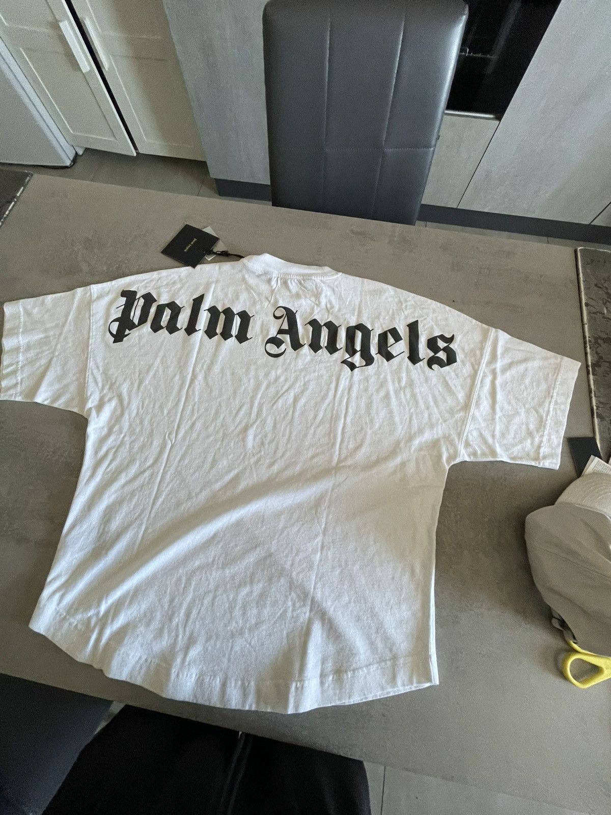 Palm Angels palm angels classic logo over tee White black S Size US S / EU 44-46 / 1 - 1 Thumbnail