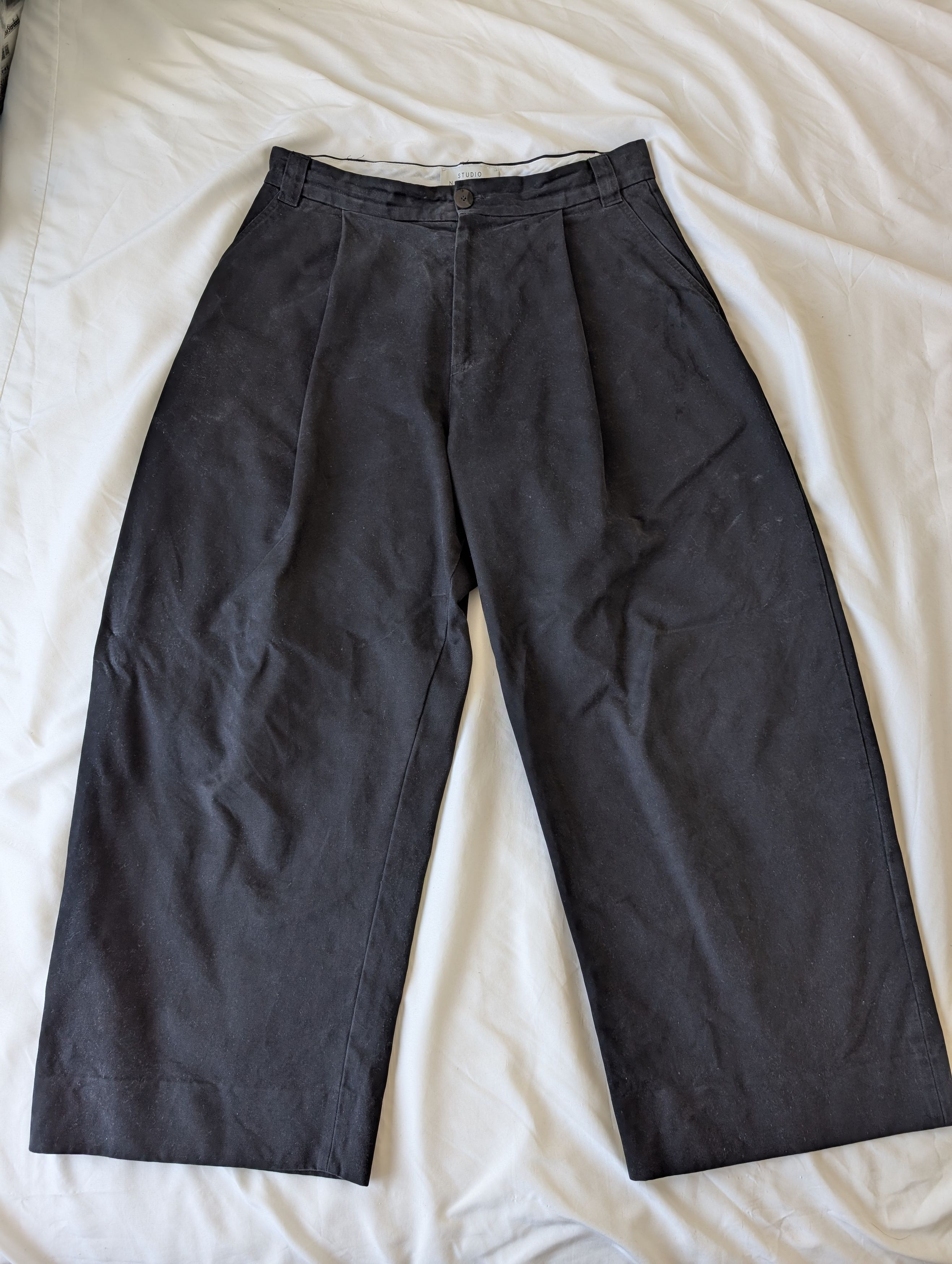 Studio Nicholson Bionda tropical wool XS trousers single pleat