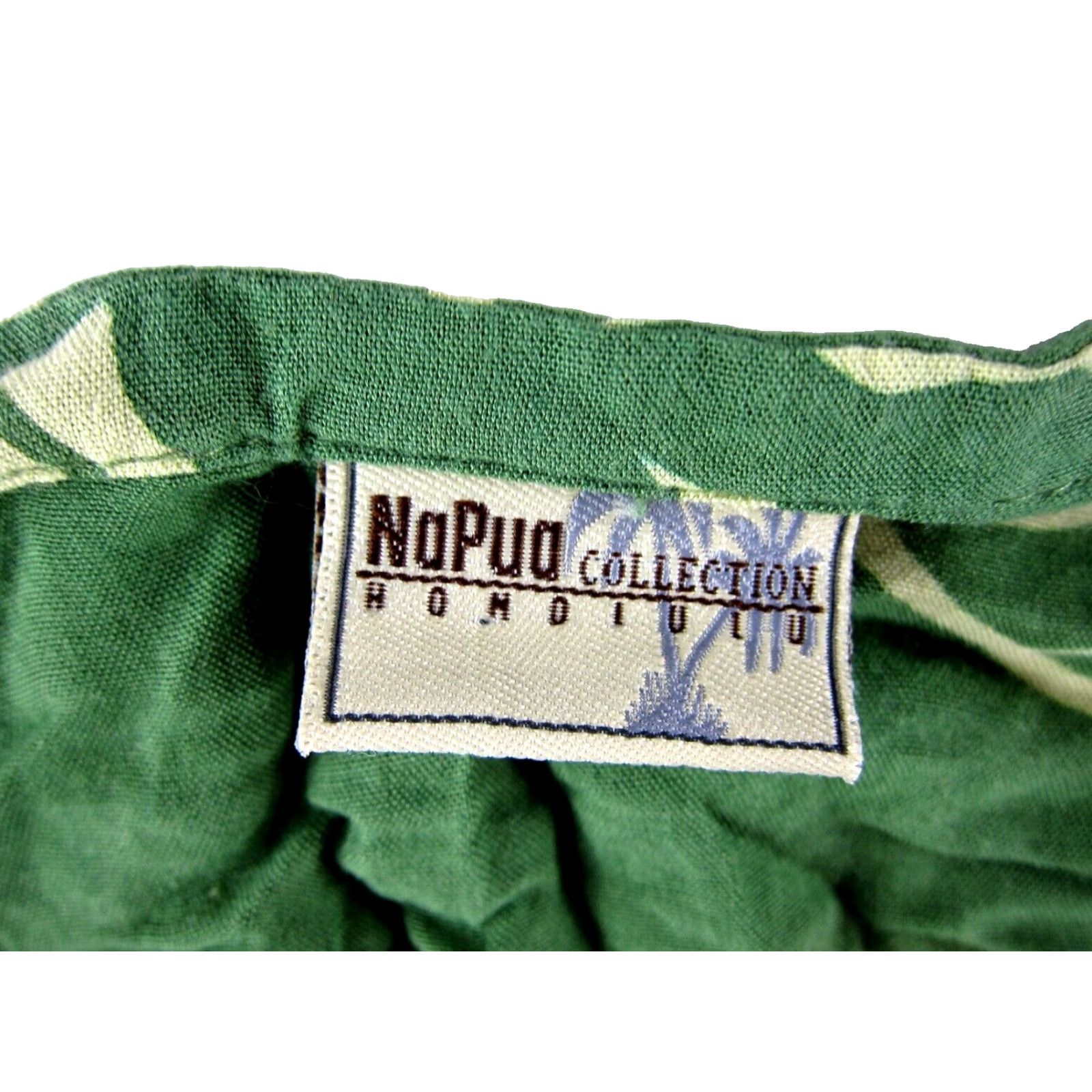 Vintage Napua Collection Blouse Tunic Hawaiian Floral Rayon Green Large Womens Size L / US 10 / IT 46 - 4 Thumbnail