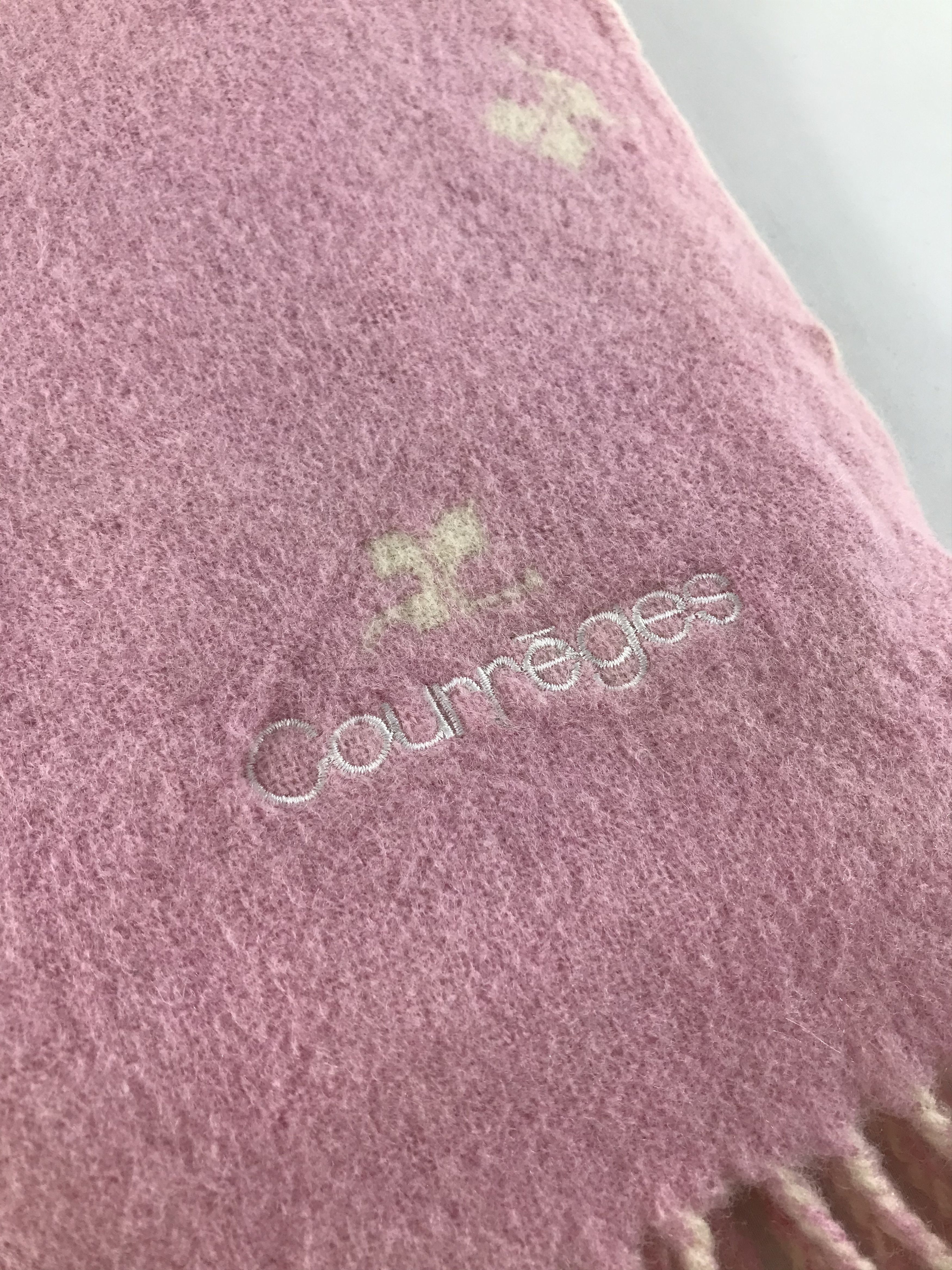 Courreges × Vintage Courreges Homme Scarf / Muffler / Neckwear - WW2284 Size ONE SIZE - 4 Thumbnail