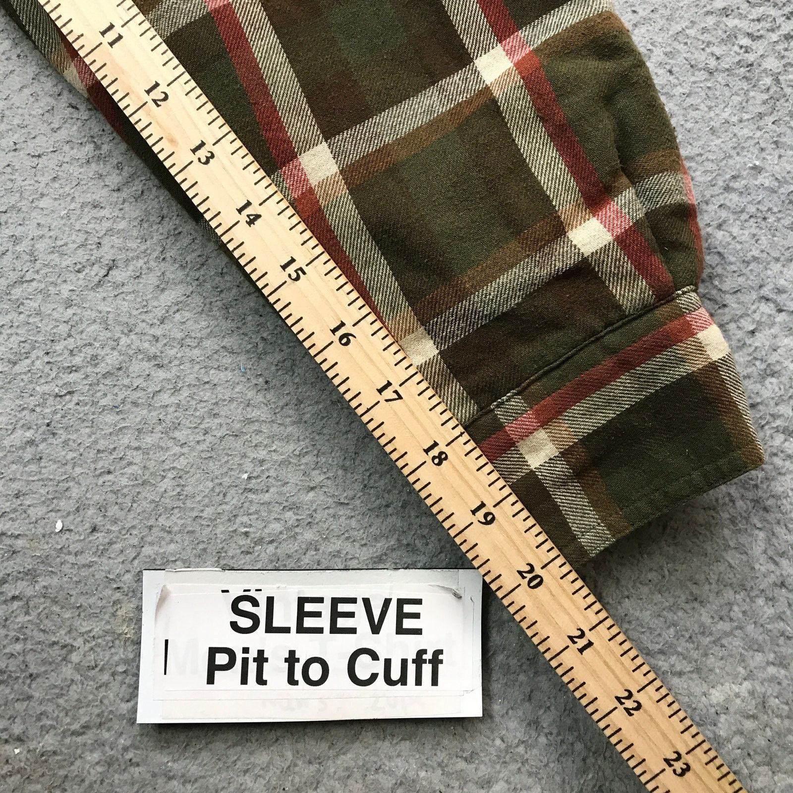 Wrangler Wrangler Flannel Plaid Button Shirt Mens Medium Green Red Size US M / EU 48-50 / 2 - 8 Thumbnail