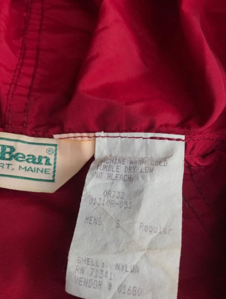 L.L. Bean 1990's Vintage LL Bean Anorak Jacket Size US S / EU 44-46 / 1 - 11 Thumbnail
