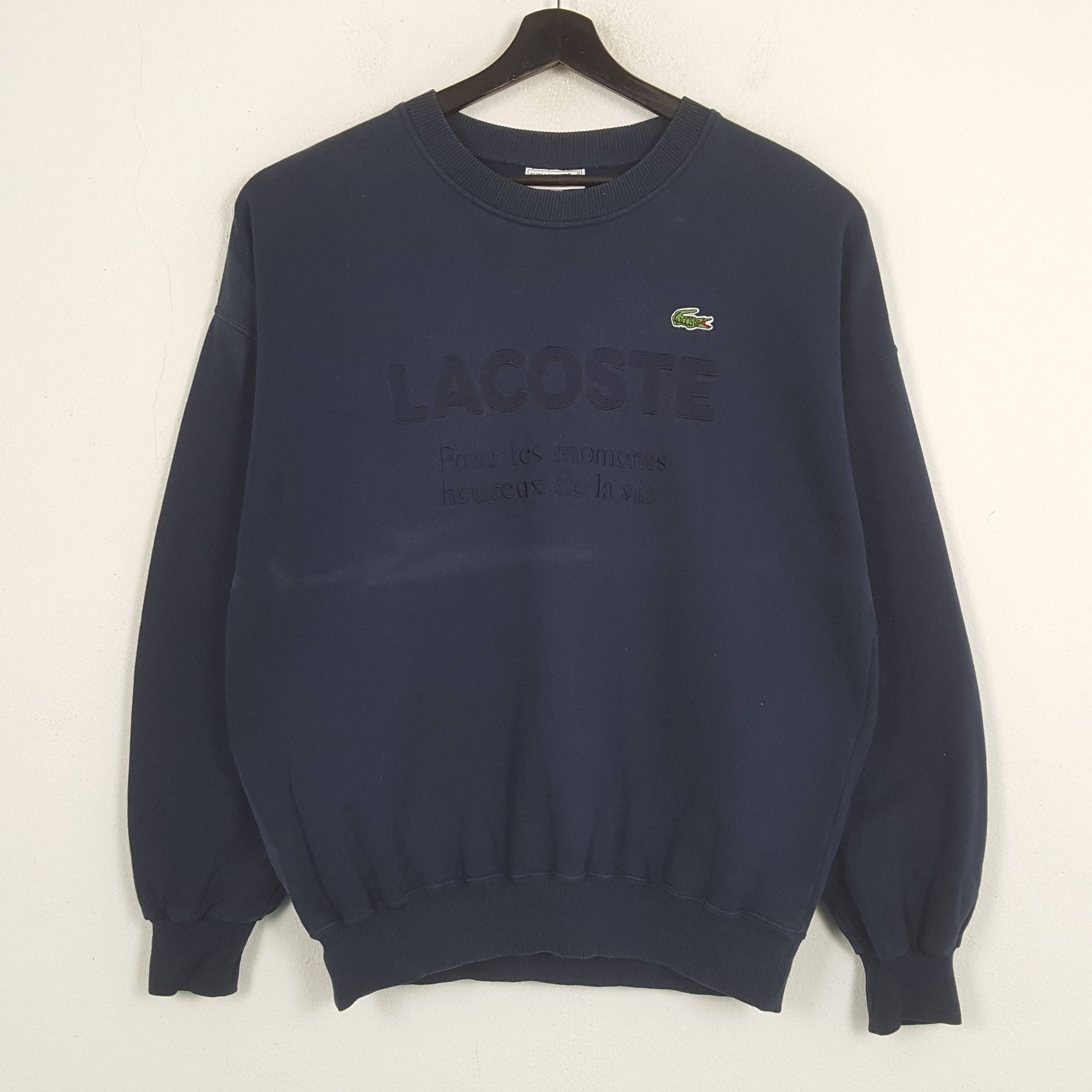 Lacoste LACOSTE Spellout Design Sweatshirt C290N26 Size US M / EU 48-50 / 2 - 1 Thumbnail