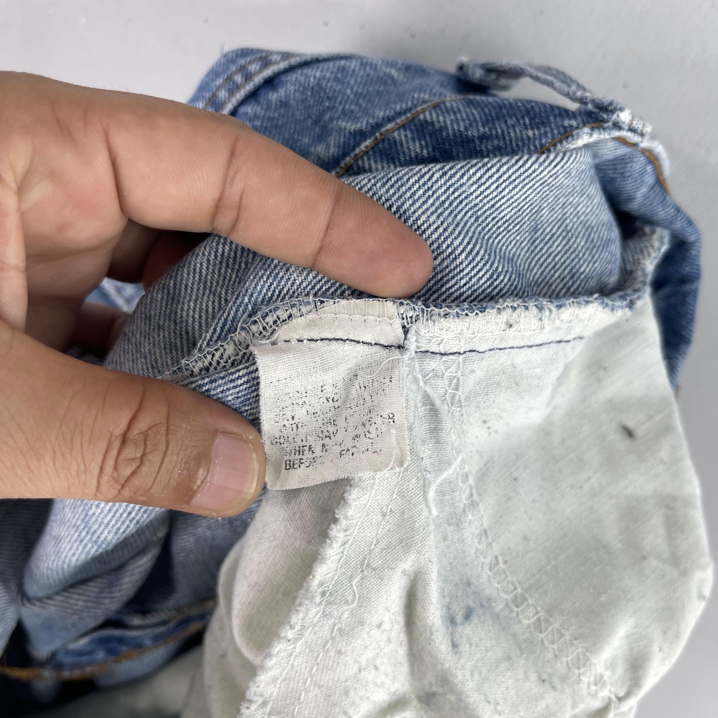 Levi's × Vintage Size 32 Vintage Levis 505 80s Orange Tab Distressed Jeans Size US 32 / EU 48 - 5 Thumbnail
