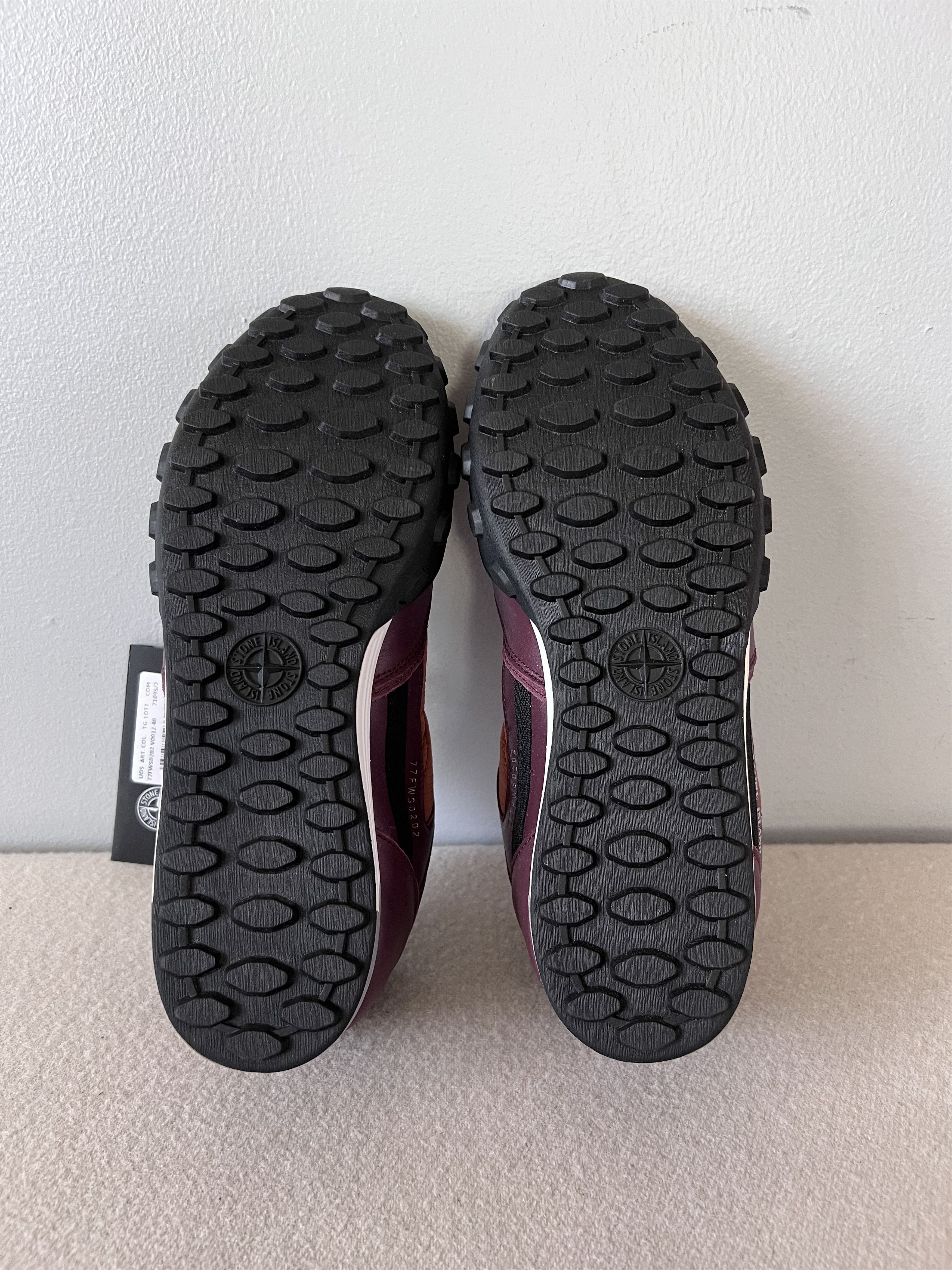 Stone Island Stone Island Football Sneakers in Burgundy Size US 7 / EU 40 - 6 Thumbnail