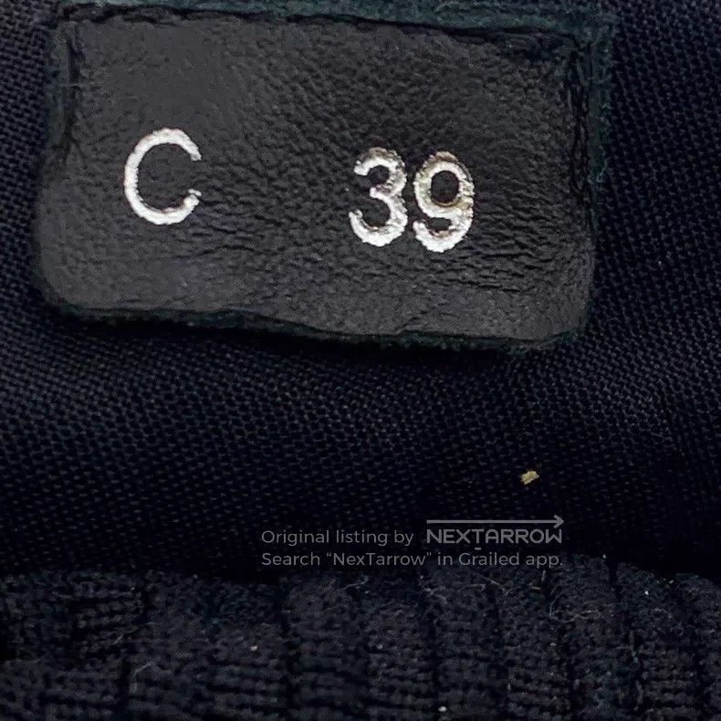Chanel Chanel Black Lace-up Casual Flat Sneakers Size US 8.5 / IT 38.5 - 6 Thumbnail
