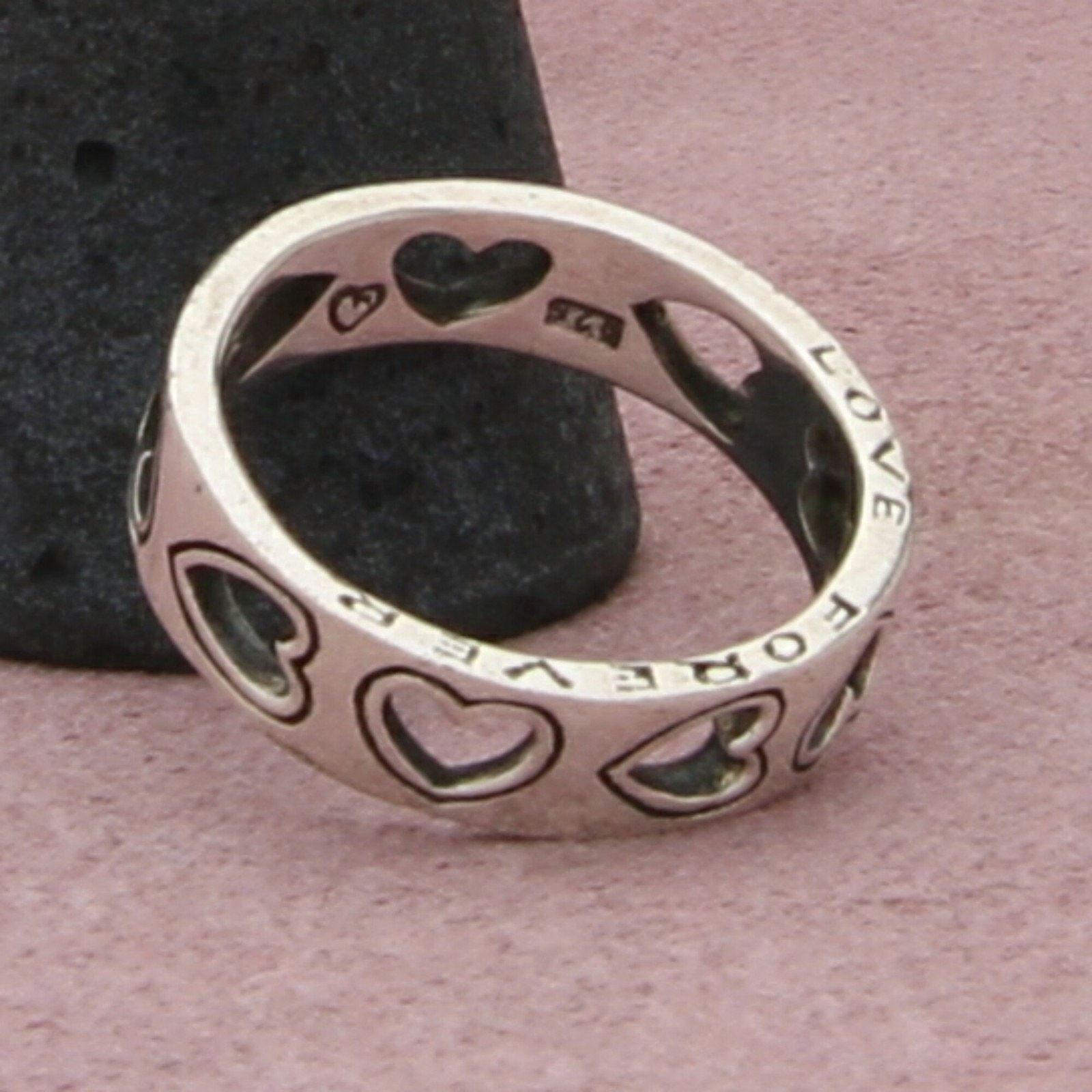 Brighton brighton sterling silver open hearts band ring size 8 Size ONE SIZE - 3 Thumbnail