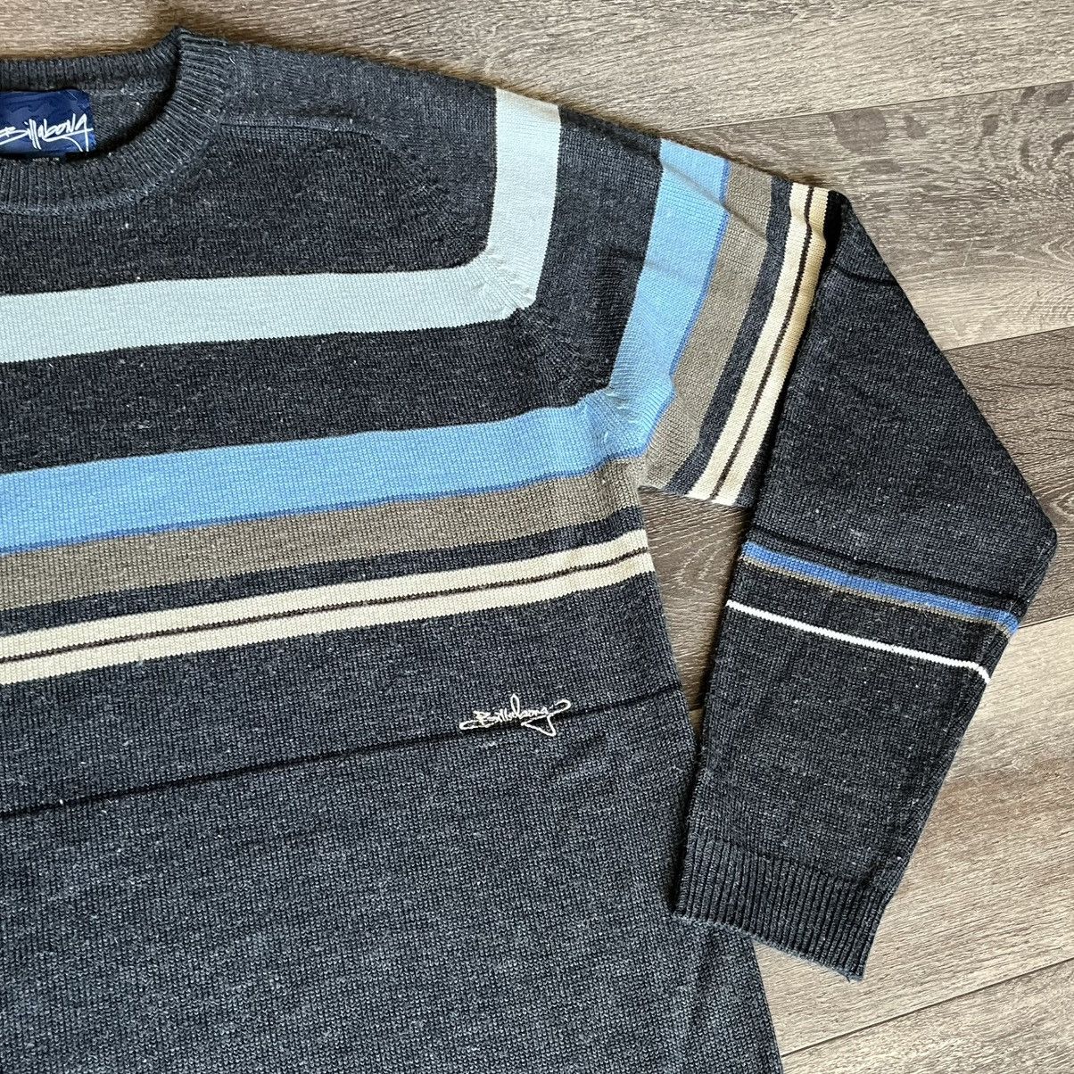 Billabong Vintage 2000s Billabong Striped Skater Crewneck Sweater Y2K Size US L / EU 52-54 / 3 - 3 Thumbnail