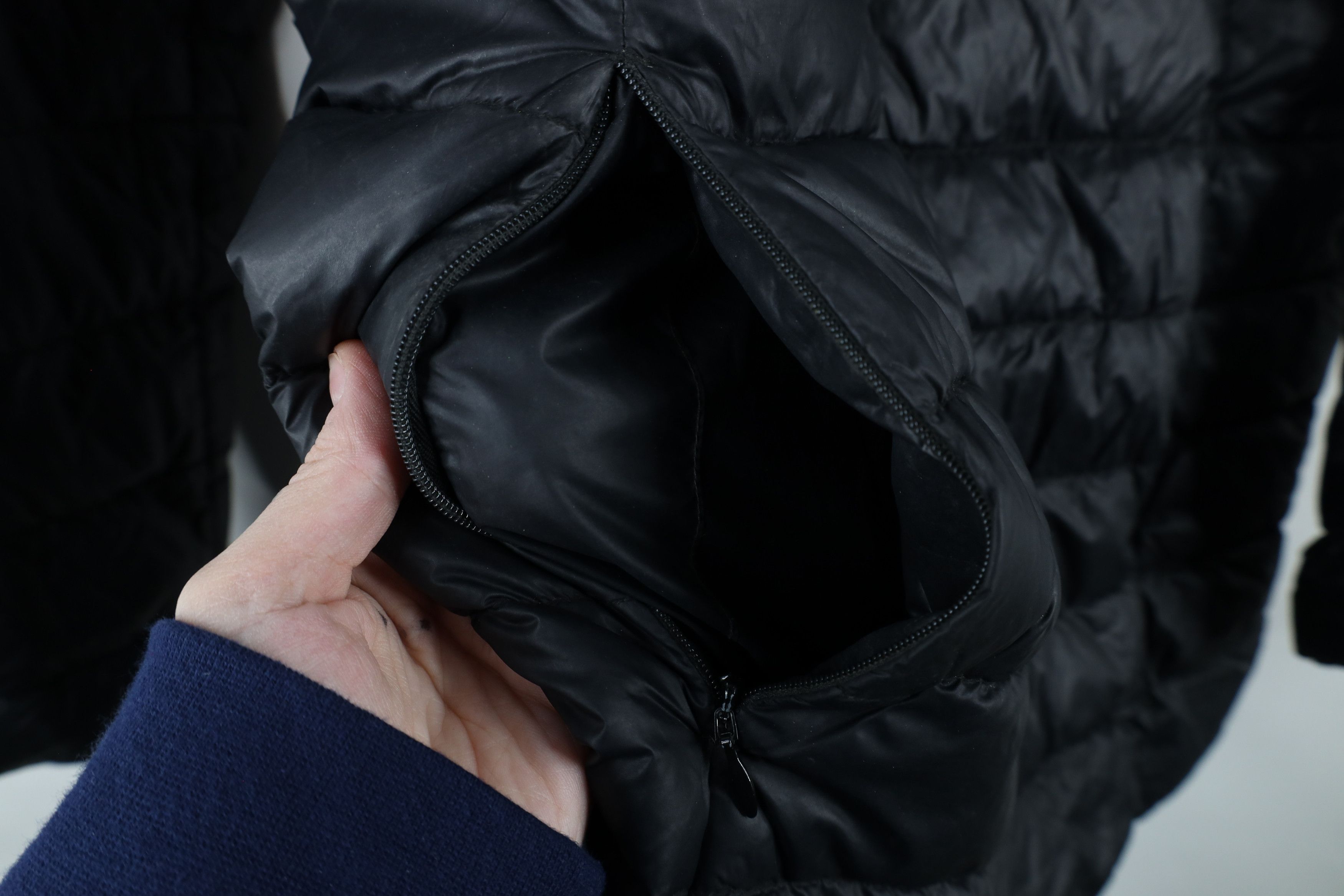Eddie Bauer × Vintage Eddie Bauer Down Fill Insulated Hooded Puffer Jacket Black Size L / US 10 / IT 46 - 7 Thumbnail