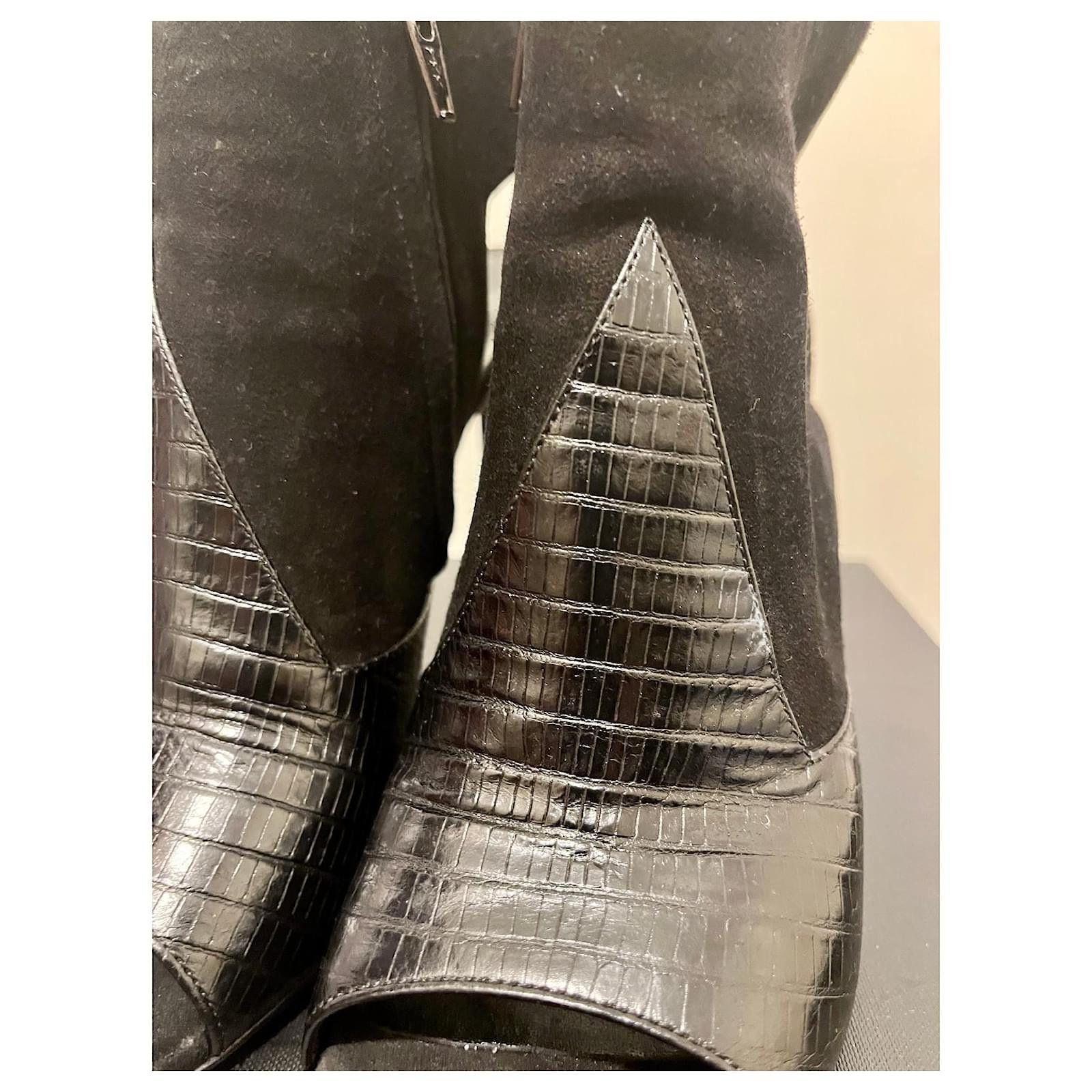 Saint Laurent Paris Saint Laurent Jane sandals with lacing Size US 7.5 / IT 37.5 - 7 Thumbnail