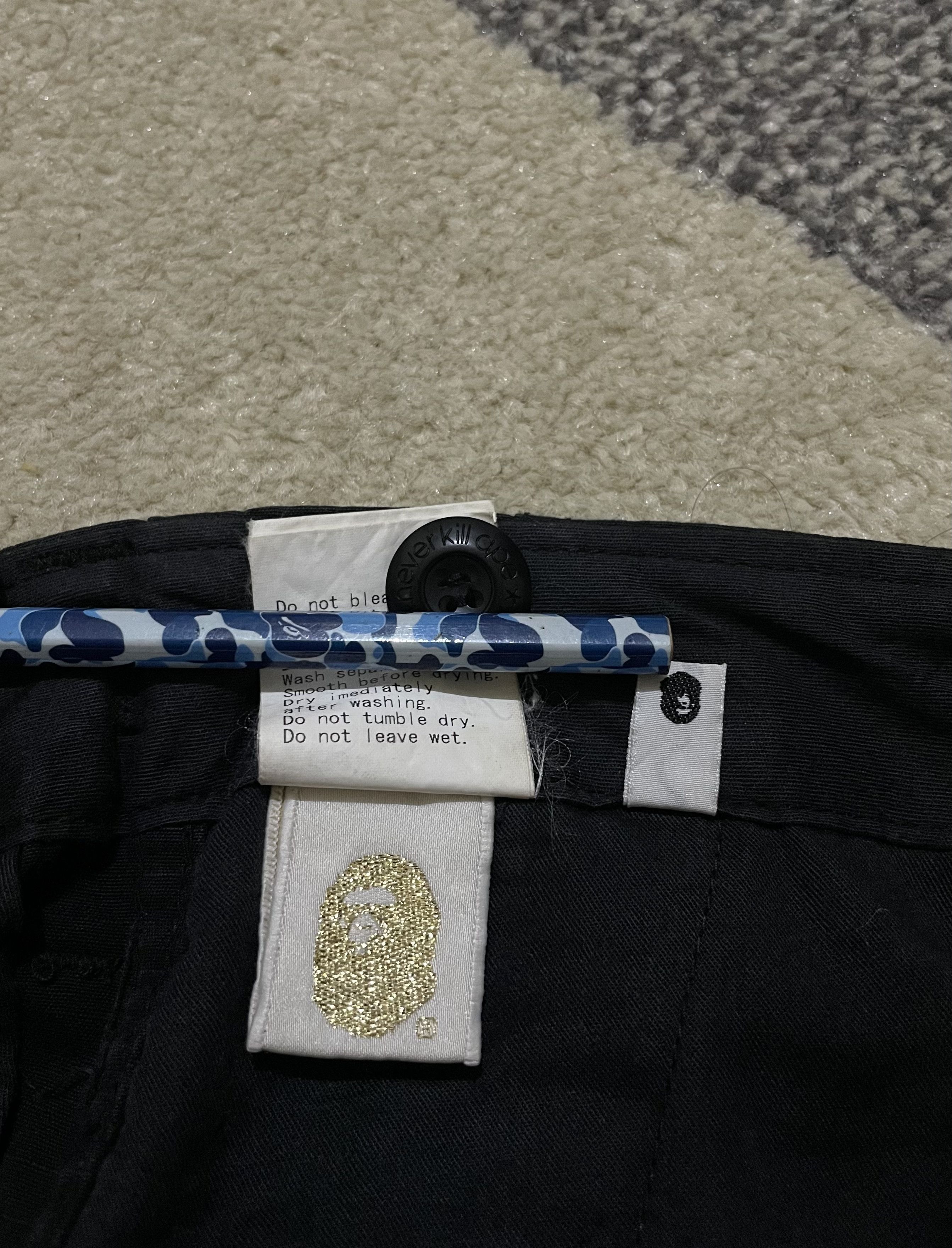 Bape OG Bape long Cargo Pants Size US 32 / EU 48 - 9 Thumbnail