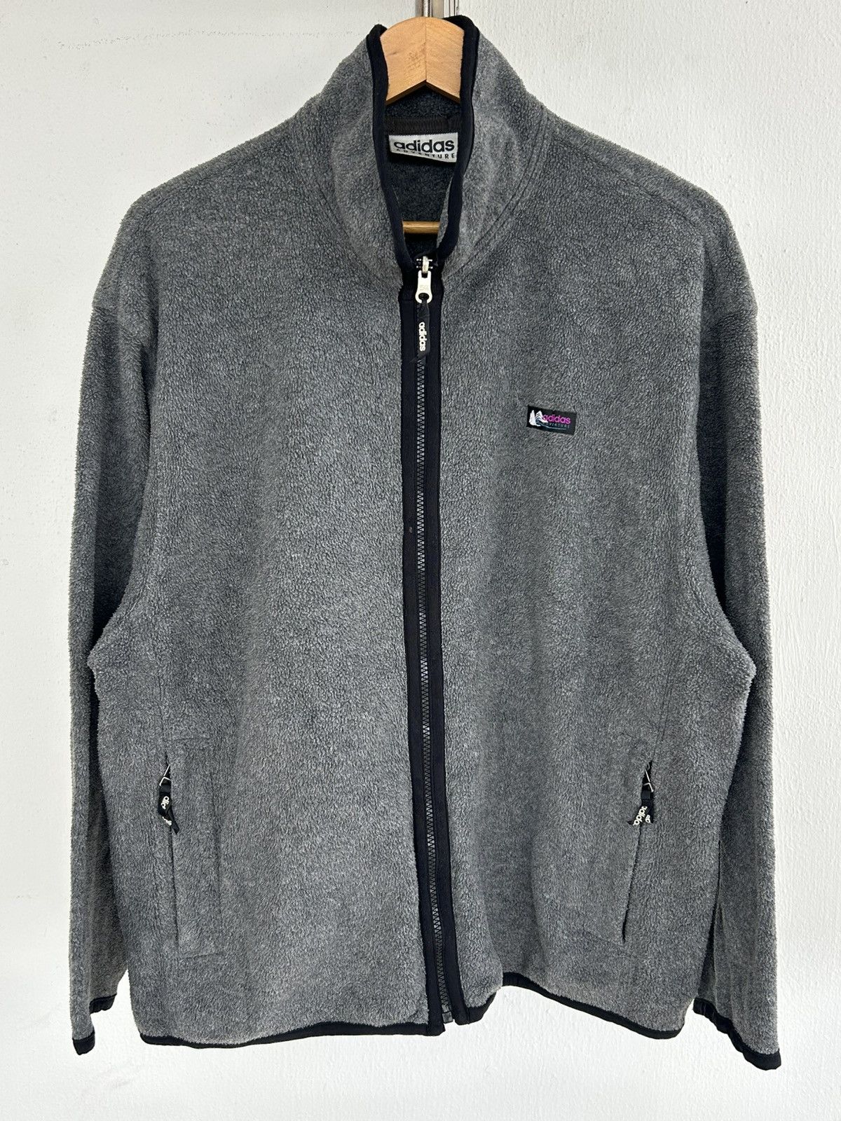 Adidas Adidas Adventure Vintage Gray Jacket Size US L / EU 52-54 / 3 - 1 Thumbnail