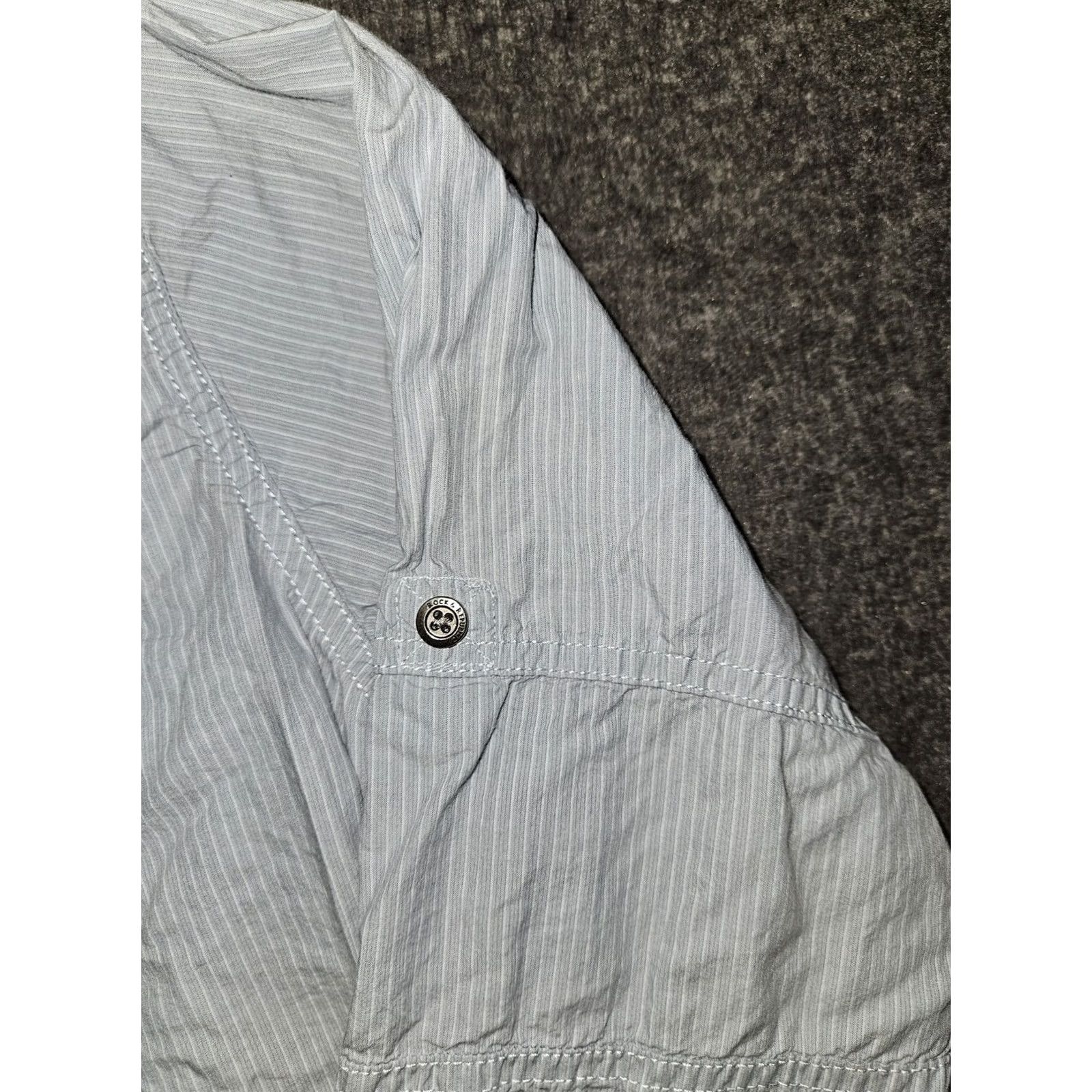 Vintage VINTAGE? Rock & Republic Shirt Mens XL Long Sleeve Zip Pocket Button Up Casual Size US XL / EU 56 / 4 - 5 Thumbnail