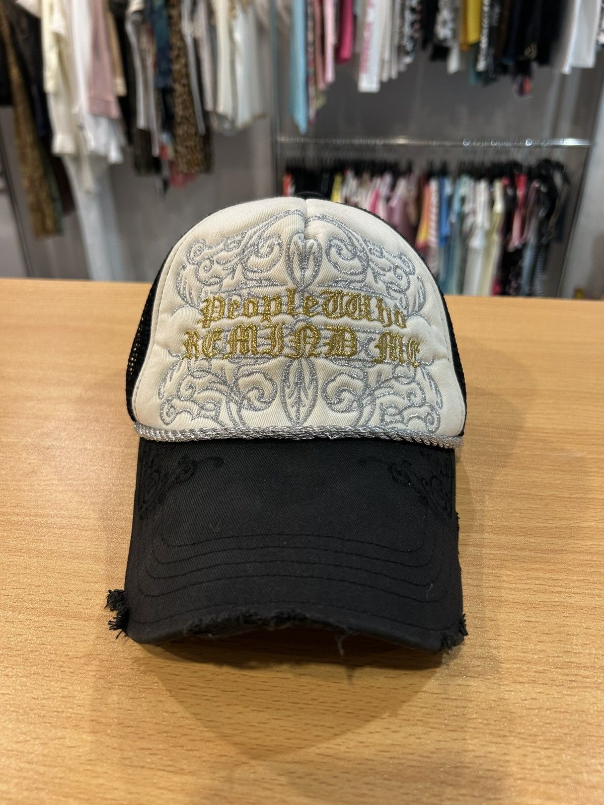 If Six Was Nine 2000s DITSTRESSED UK JAPAN TRUCKER HAT | Grailed