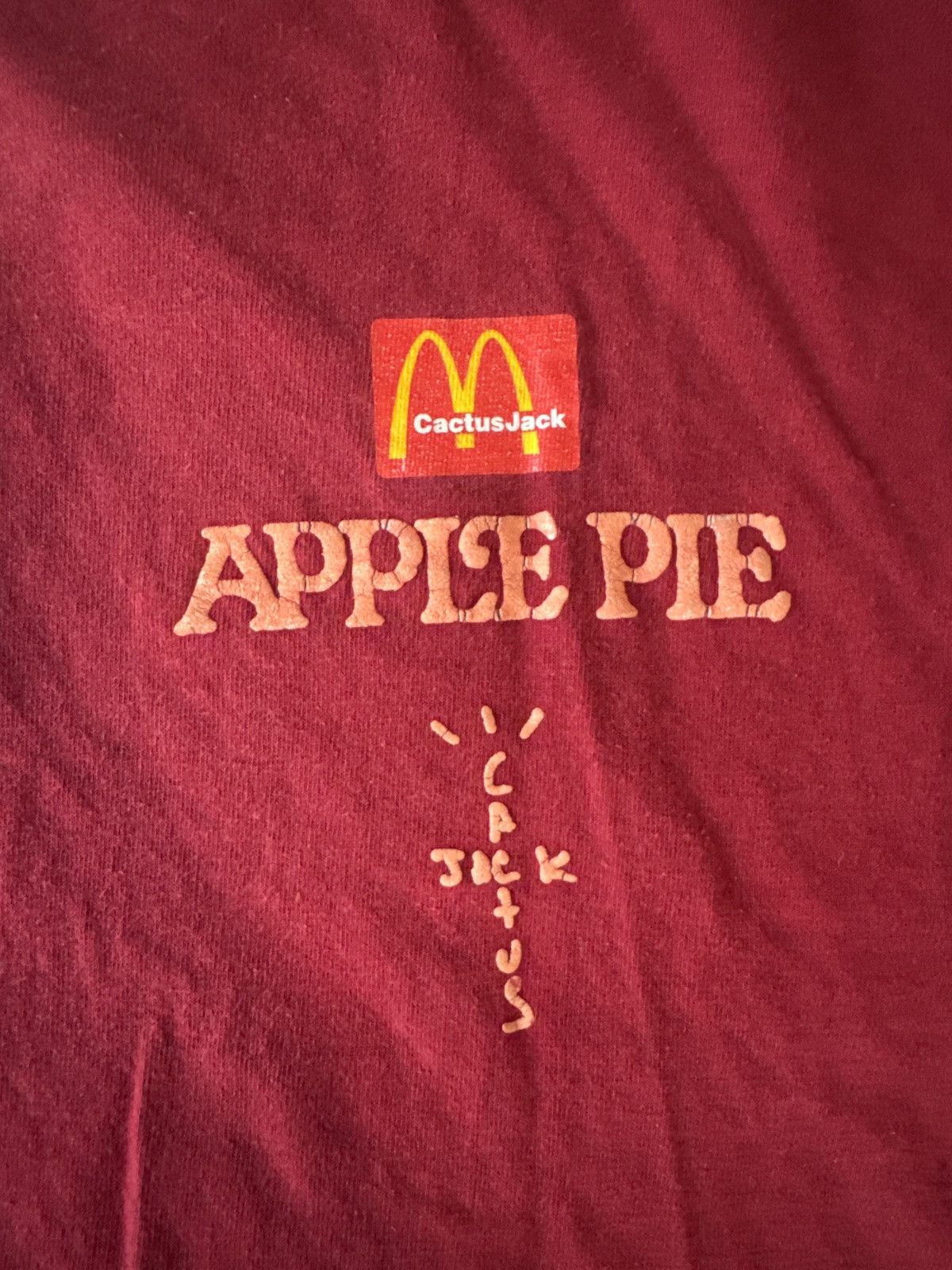 Travis Scott Travis Scott X Mcdonald’s Apple Pie Tee Size US S / EU 44-46 / 1 - 1 Thumbnail
