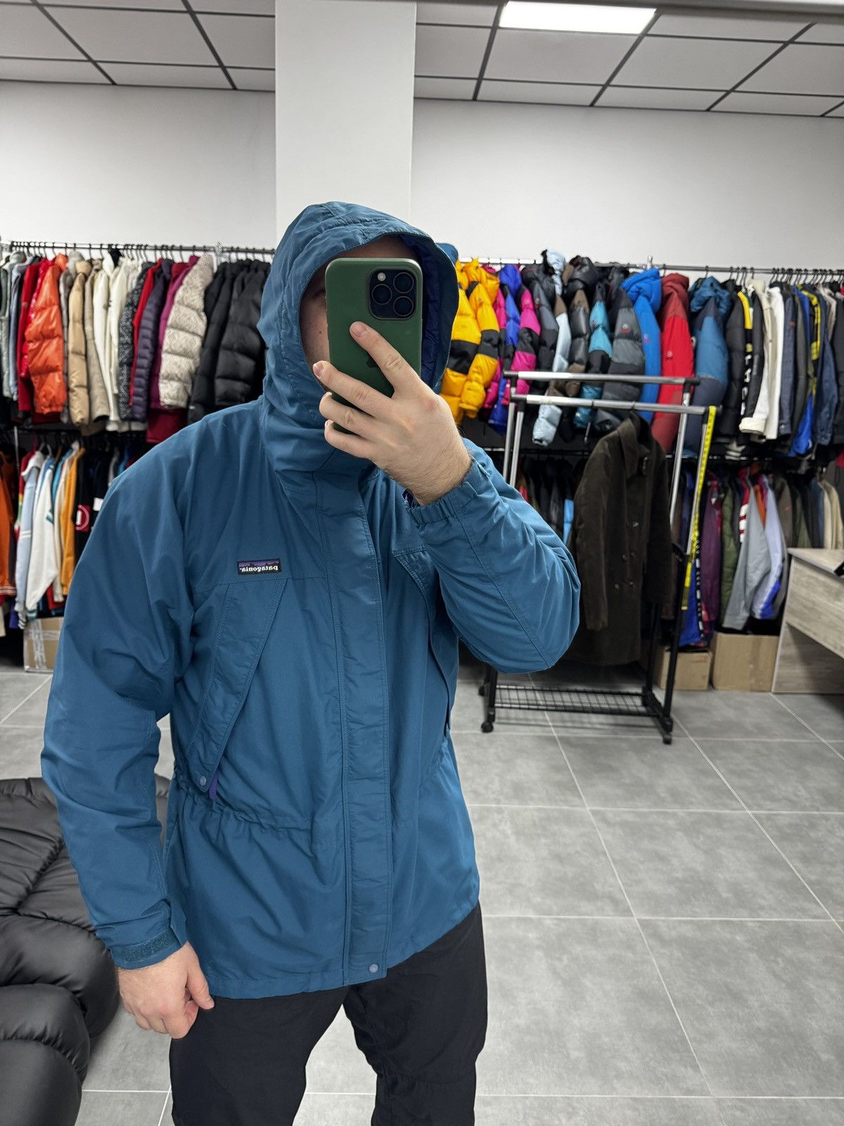 Patagonia Vintage Patagonia Nylon Storm Coat Jacket 90s Blue Size M Size US M / EU 48-50 / 2 - 3 Thumbnail