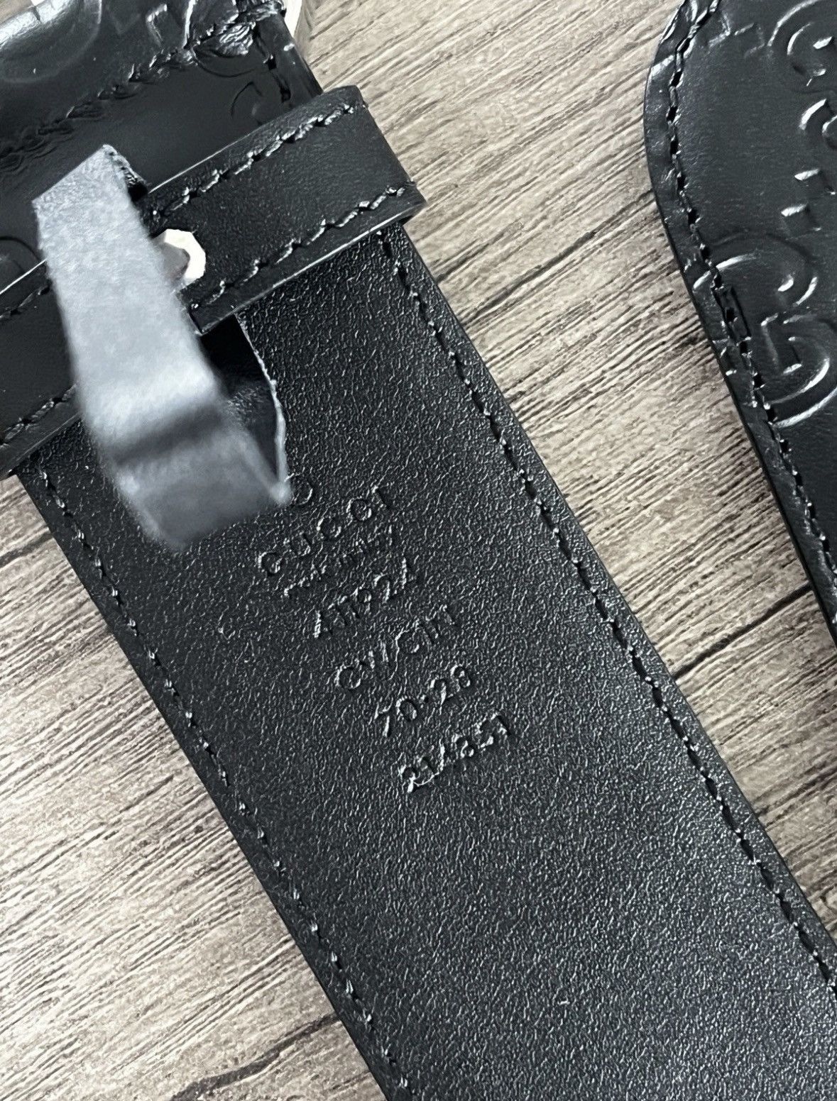 Gucci Gucci interlocking GG monogram belt black Size 28 - 7 Thumbnail