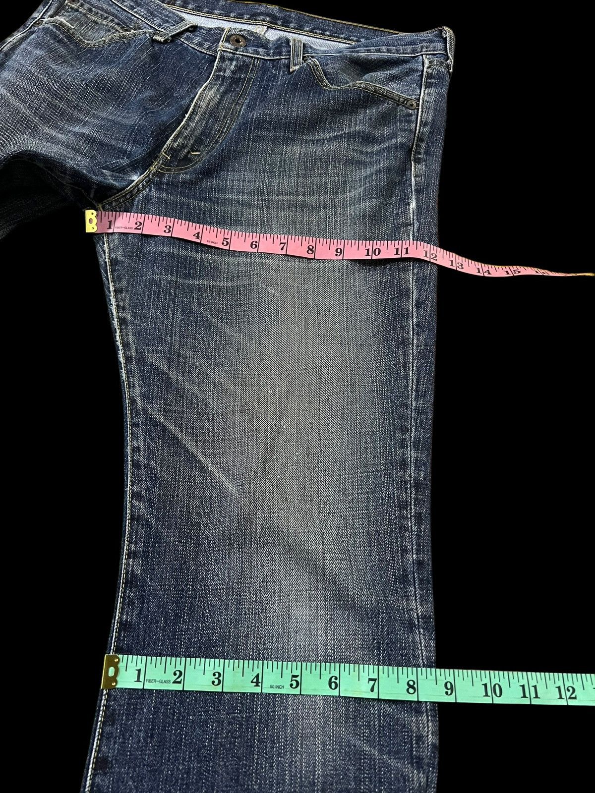 Levi's × Levi's Vintage Clothing Vintage Levis 537 Faded Distress Jeans Size US 33 - 19 Thumbnail