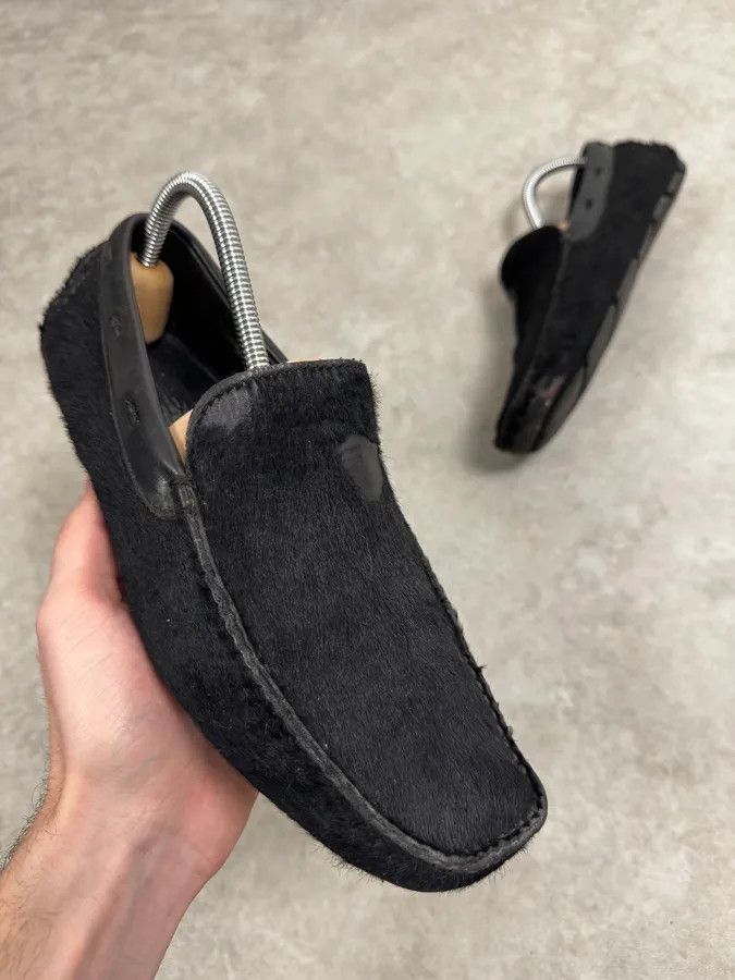 Prada Prada Black Pony Hair Loafers Driver Sole Size US 9 / EU 42 - 1 Thumbnail