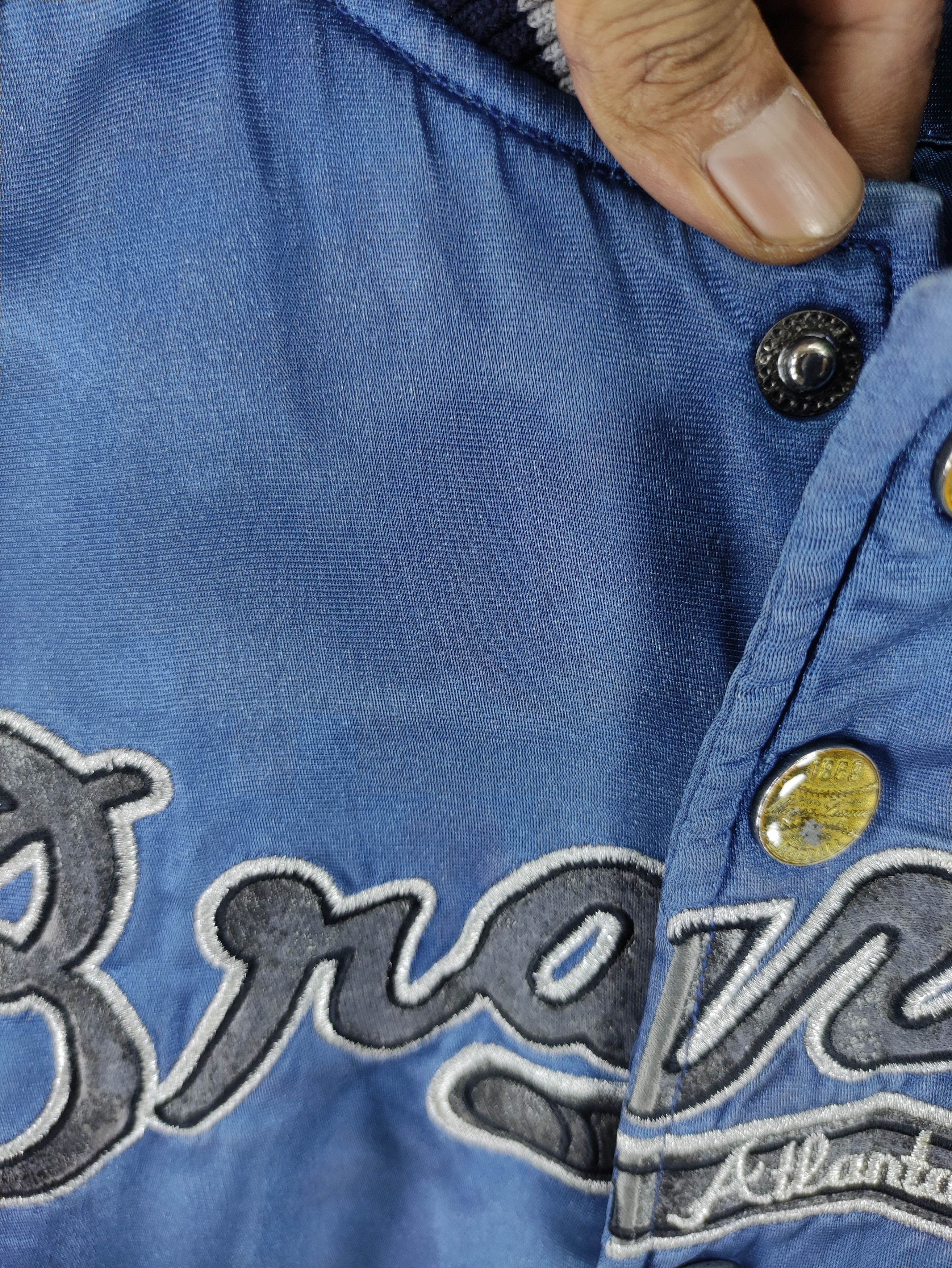 MLB Vintage Mlb Bravers Atlanta Varsity Jacket Snap Button Size US XL / EU 56 / 4 - 6 Thumbnail