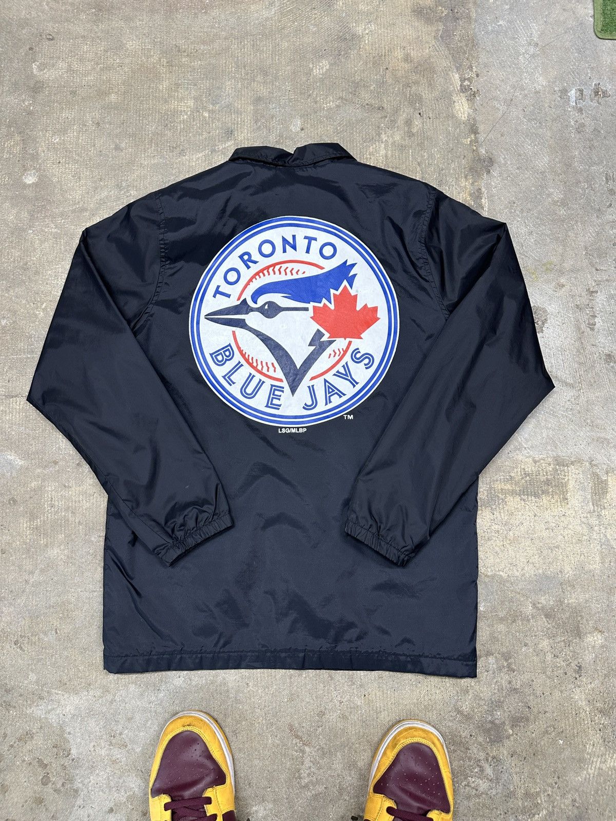 MLB × Vintage Vintage Y2K Toronto Bluejays Coach Windbreaker Jacket Size US S / EU 44-46 / 1 - 5 Thumbnail