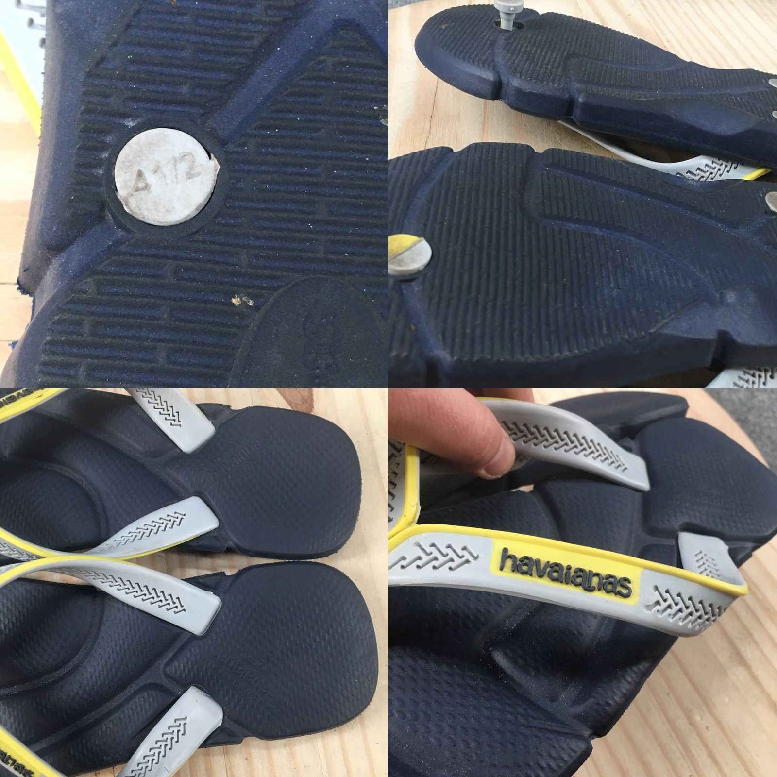 Vintage Havaianas Sandals Womens 41 Casual Flip Flop Flats Comfort Blue Slip On Low Top Mens Women? Size L / US 10 / IT 46 - 9 Thumbnail