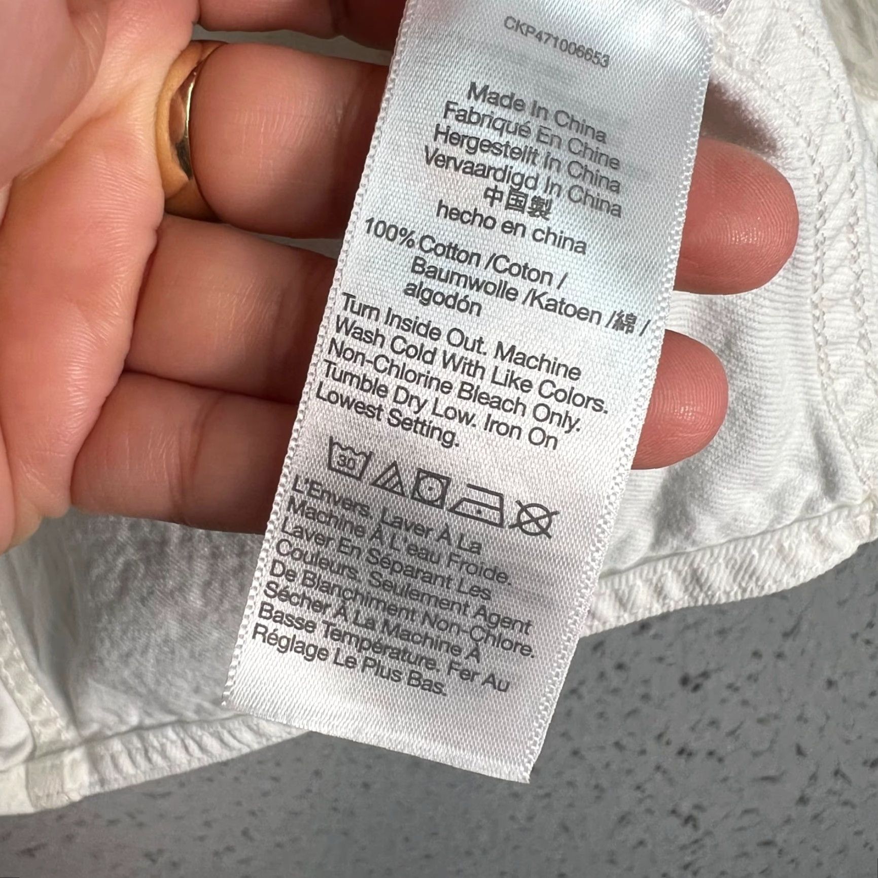 Madewell Madewell Vest Shirt Womens White Cotton Button-Front Vest Top 2 Adult Womens Regular Size White Solid Denim Jacket Style Basic Jacket Vintage No Size XS / US 0-2 / IT 36-38 - 4 Thumbnail