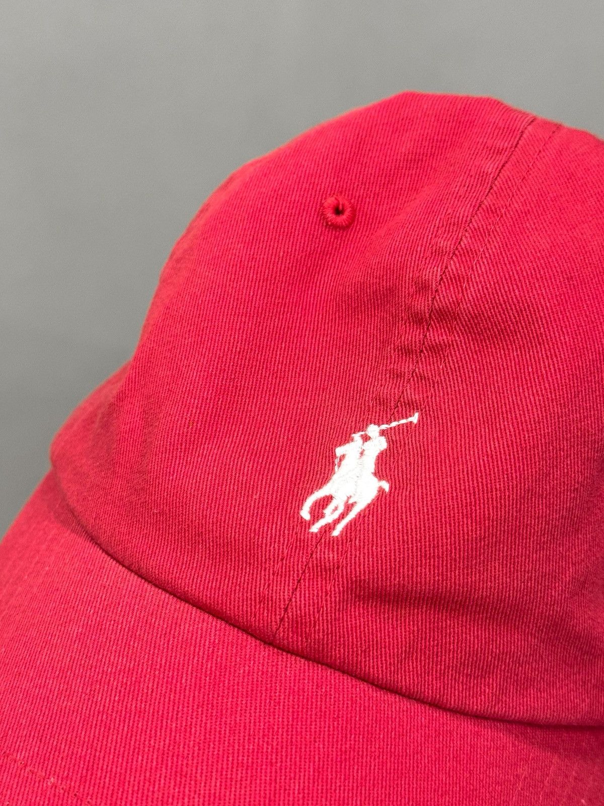 Polo Ralph Lauren Vintage Polo Ralph Lauren Faded Red Cap Hat Small Logo Size ONE SIZE - 2 Thumbnail